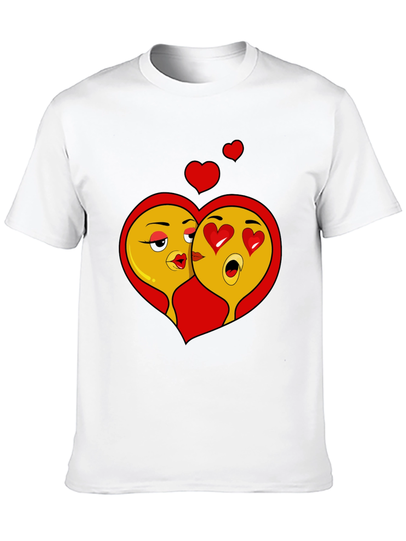 Emoji Love T-Shirt -  Heart Eyes & Kiss Face!