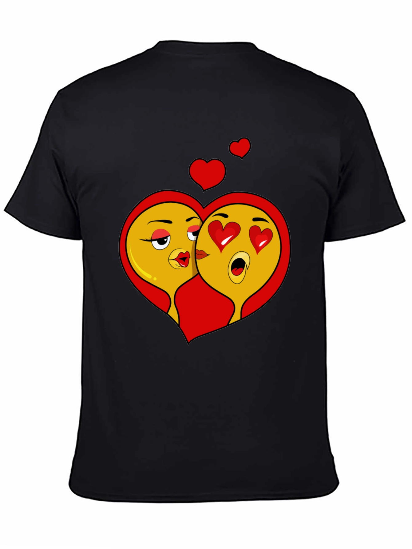 Emoji Love T-Shirt -  Heart Eyes & Kiss Face!