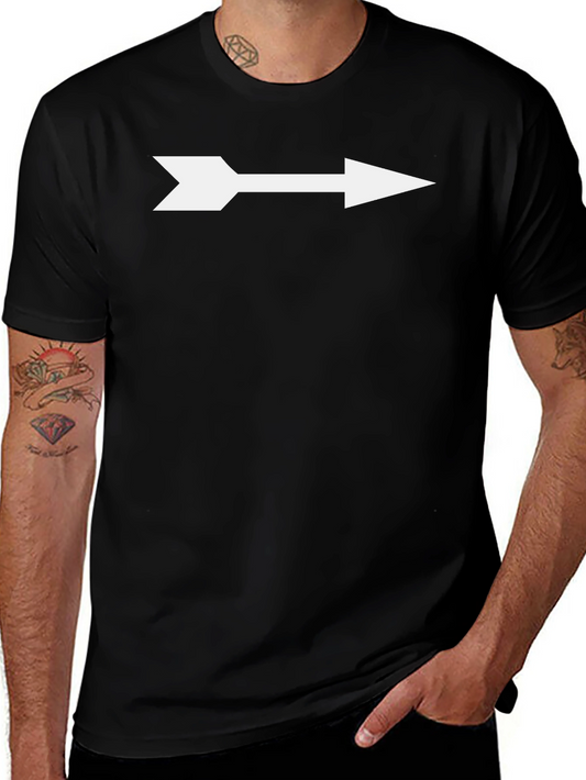 Mens Black Arrow T-Shirt - Point the Way!