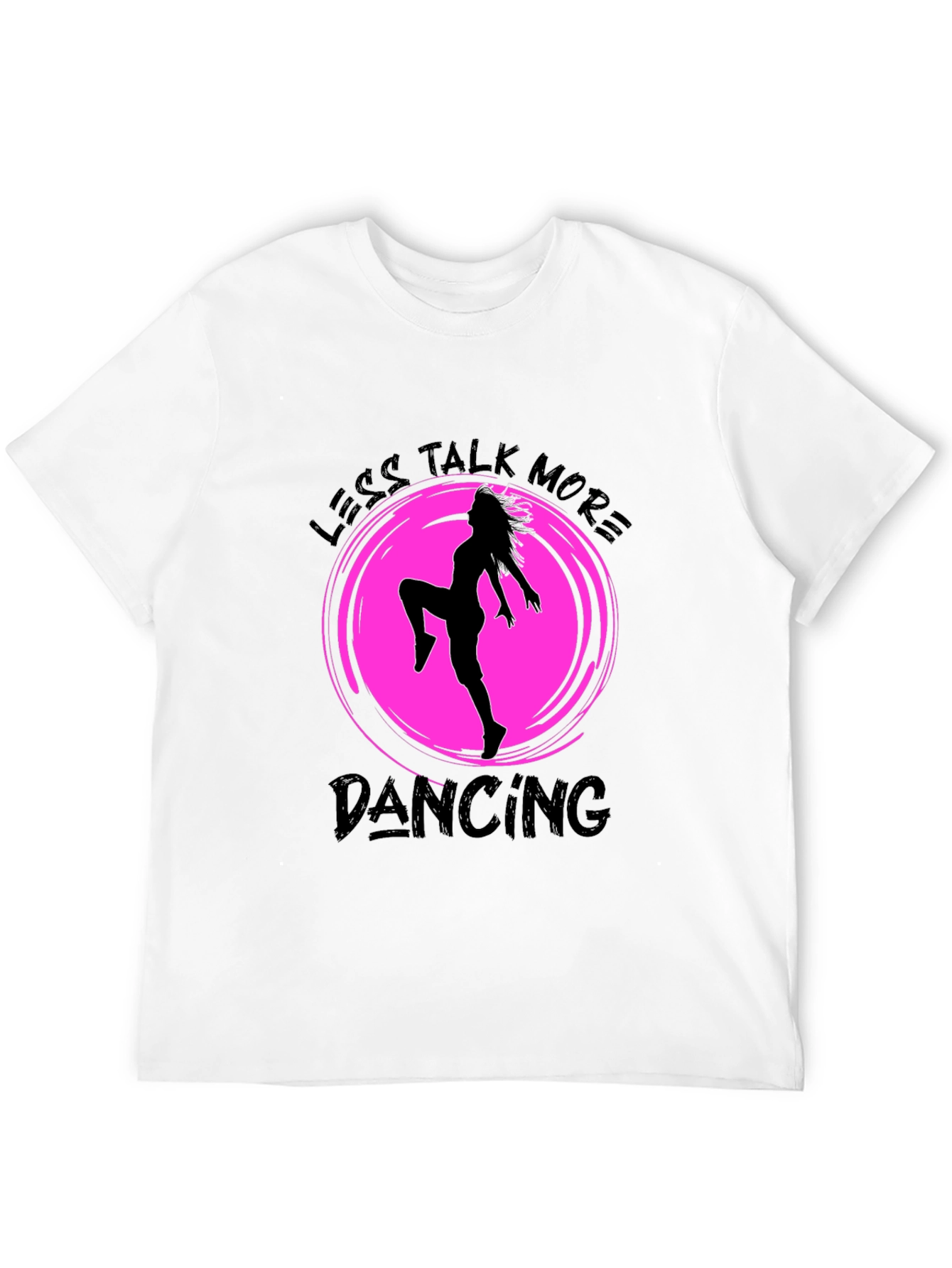 Less Talk More Dancing Graphic Tee - Black