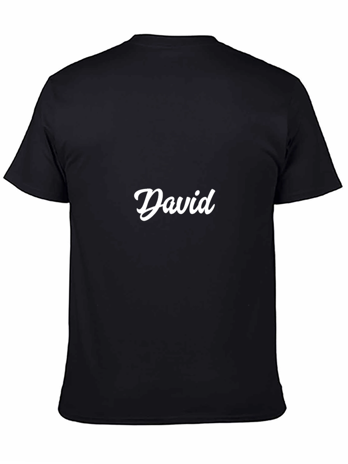 Personalized David Black T-Shirt