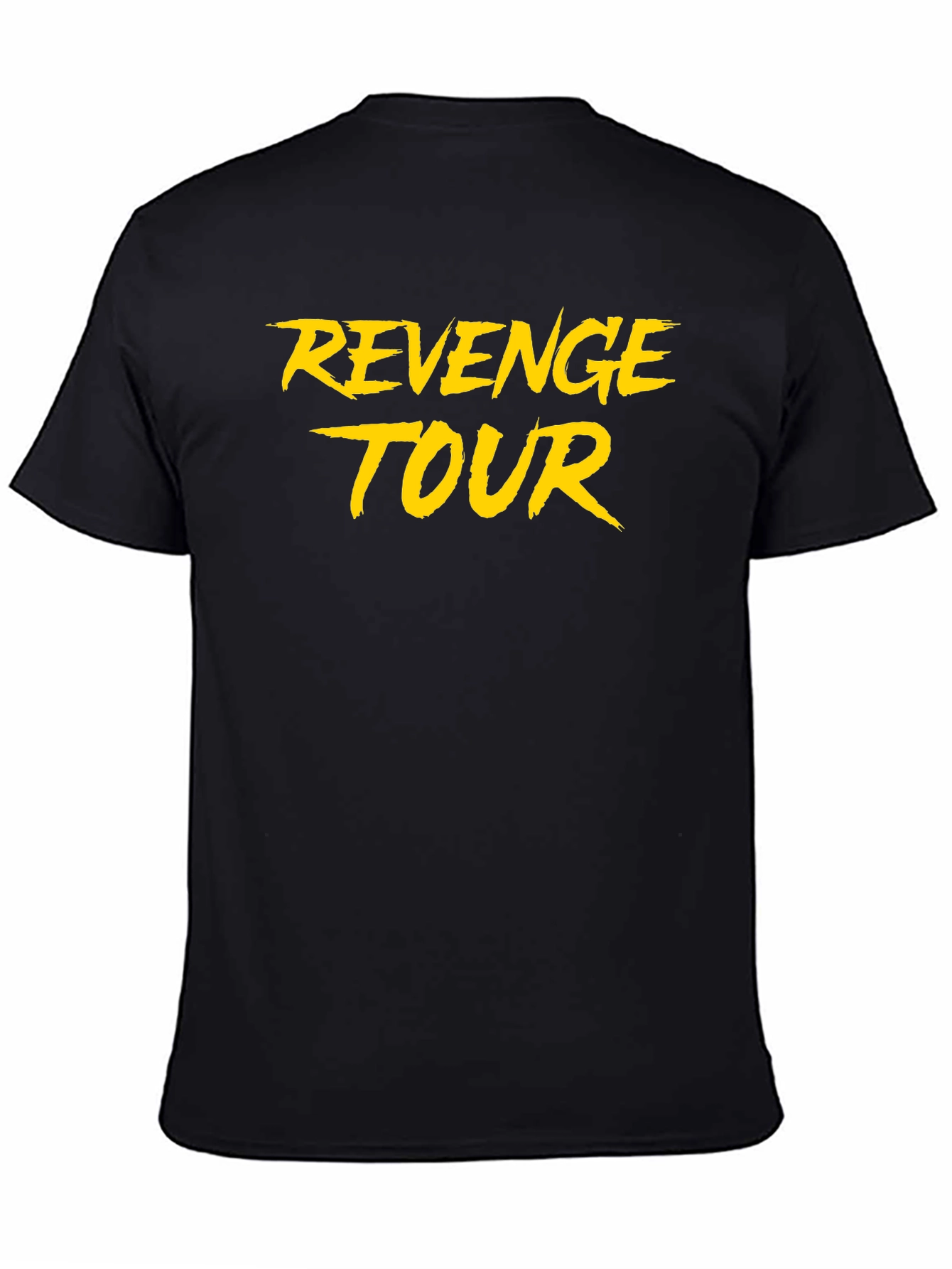 Revenge Tour Graphic Tee - Black Cotton T-Shirt
