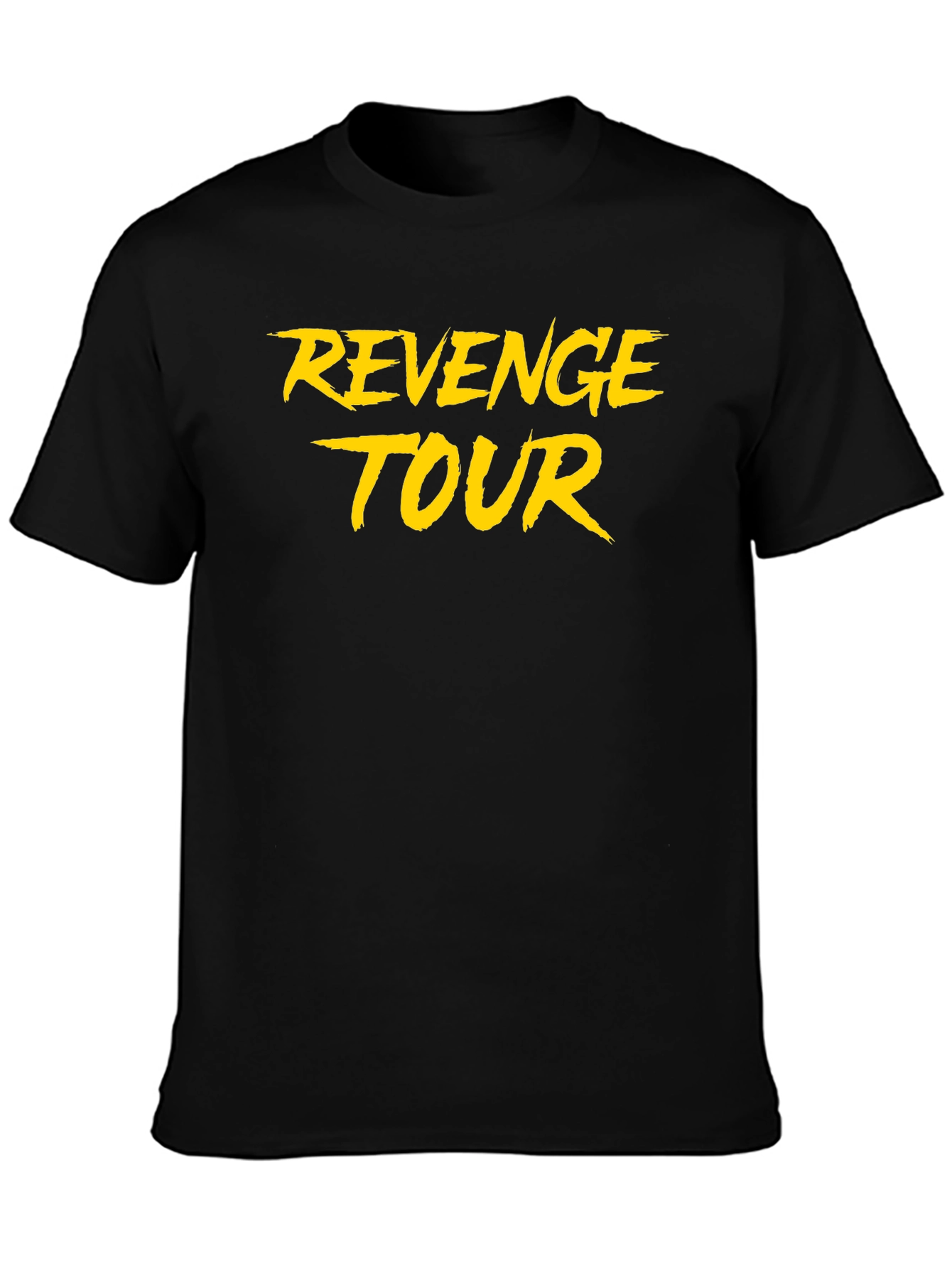 Revenge Tour Graphic Tee - Black Cotton T-Shirt