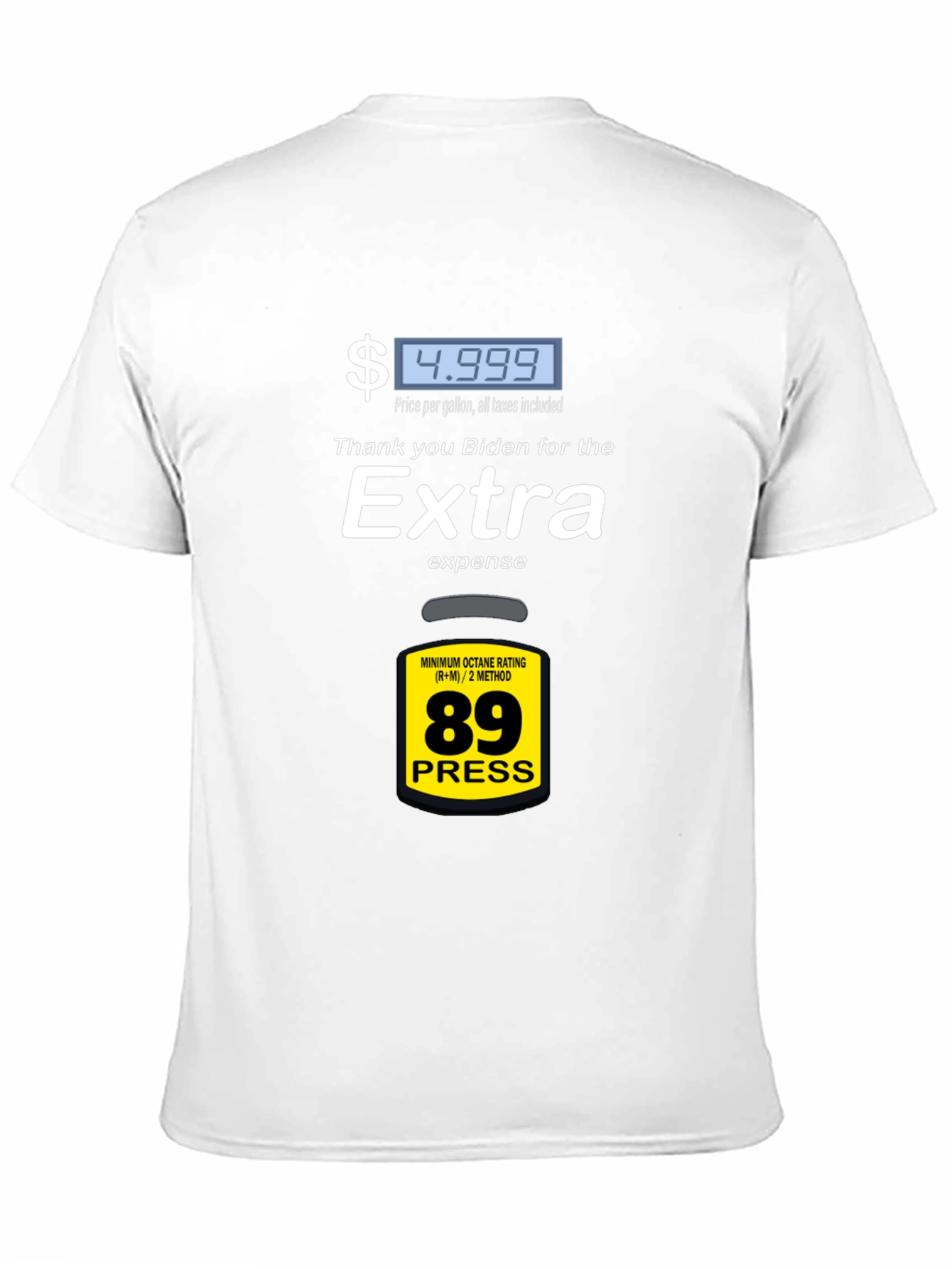 Humorous Biden Gas Price Graphic Tee