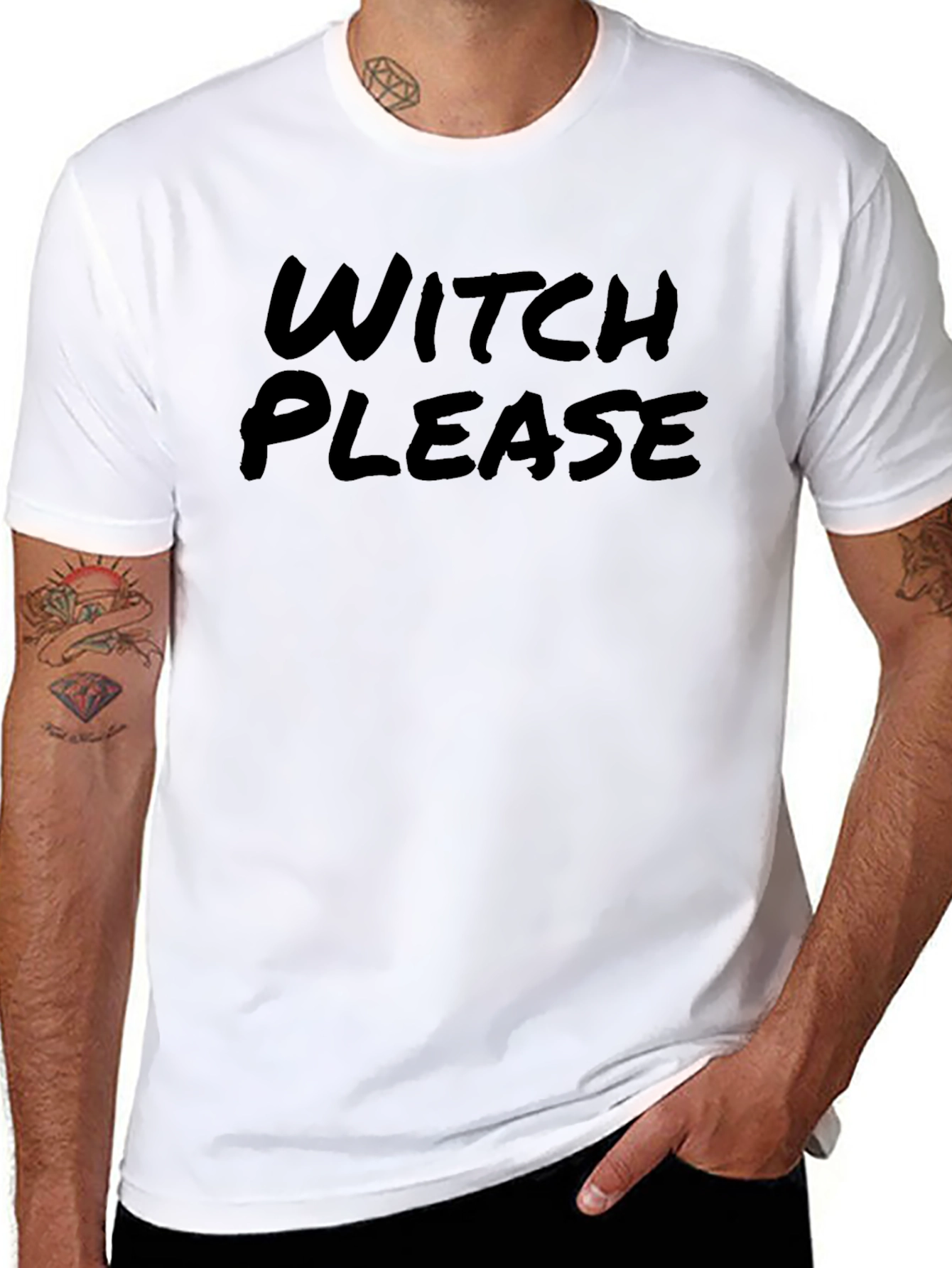 Witch Please Graphic T-Shirt - Soft Cotton Blend