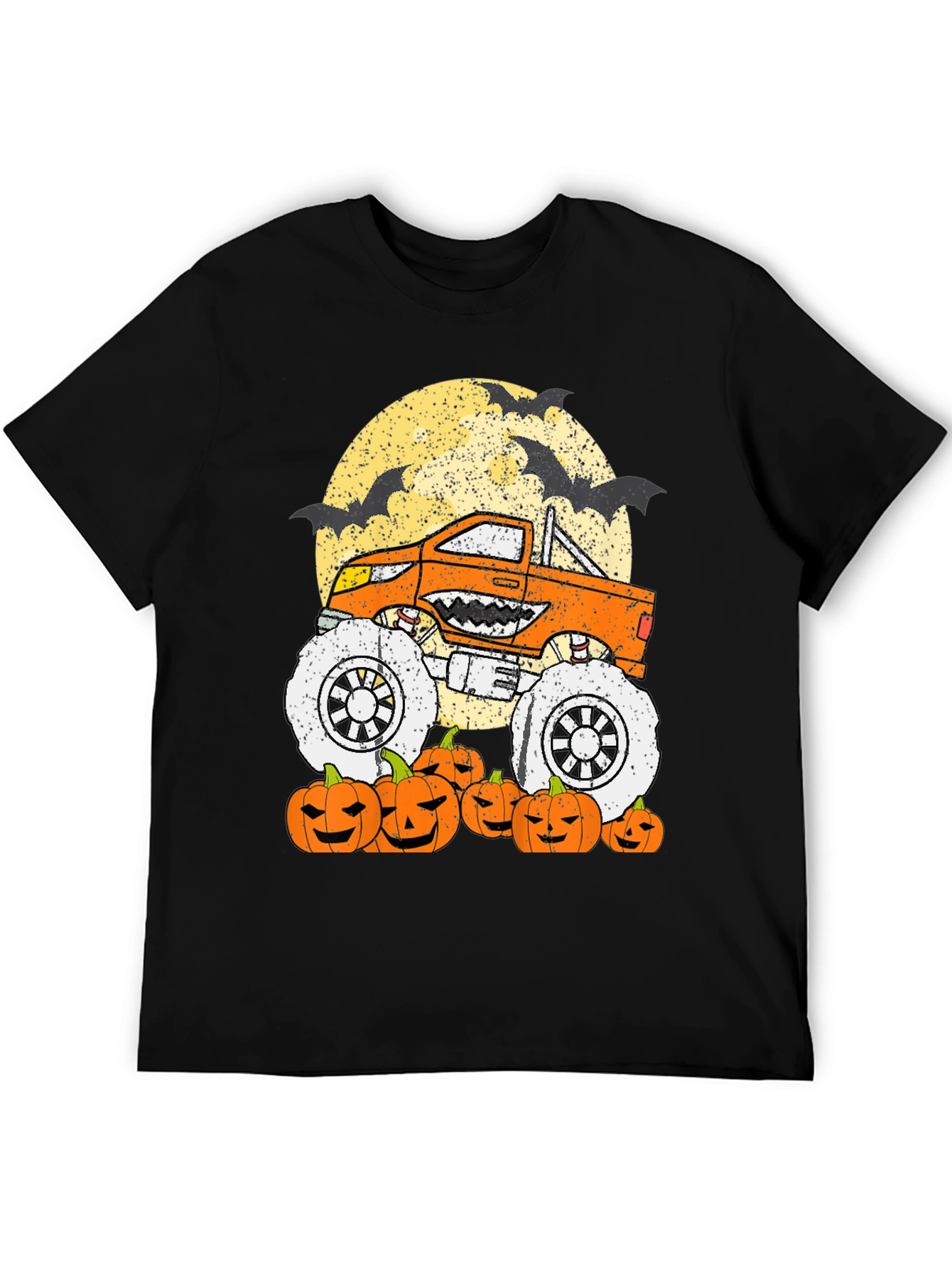 Halloween Monster Truck Pumpkin T-Shirt