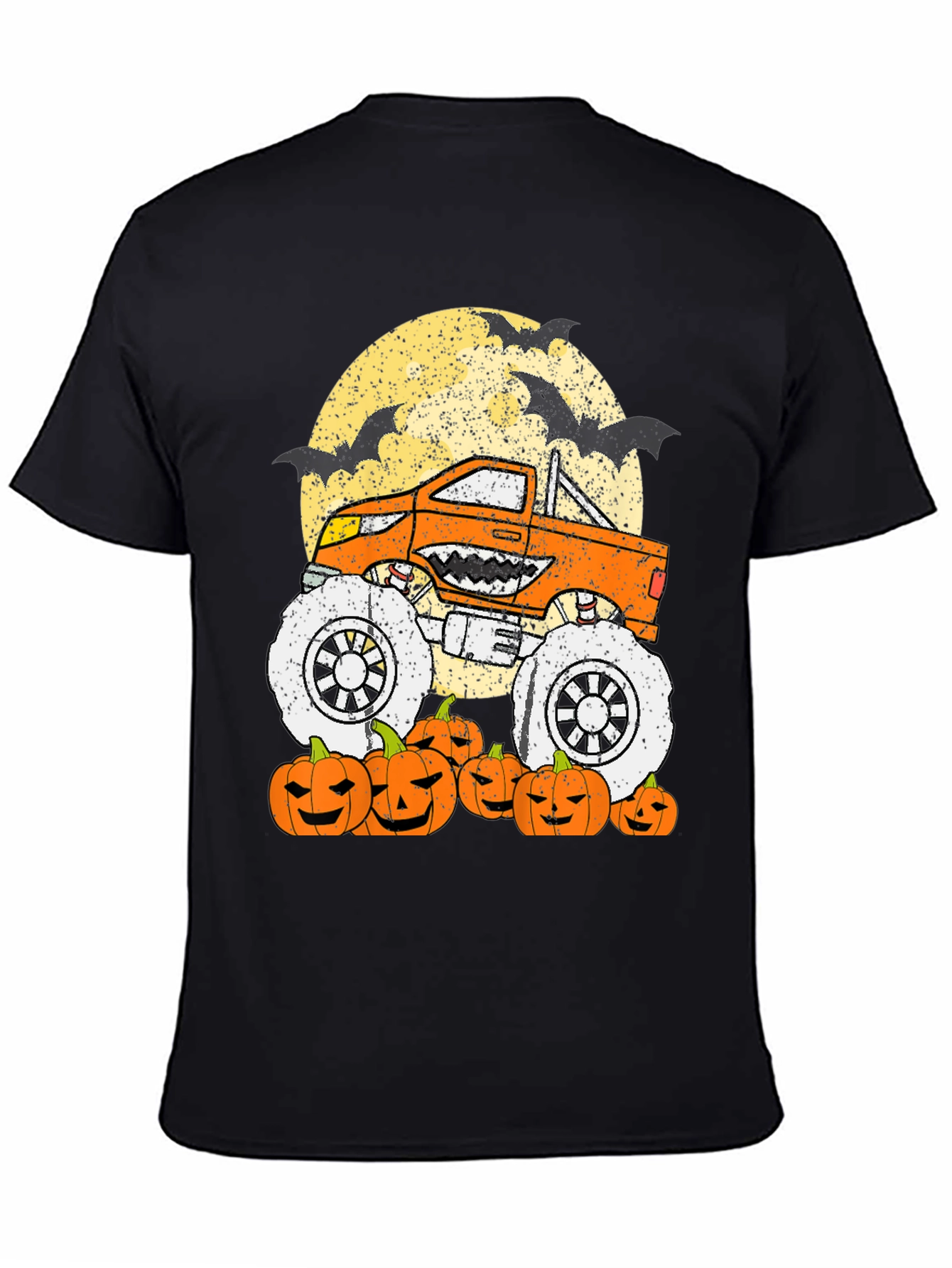 Halloween Monster Truck Pumpkin T-Shirt