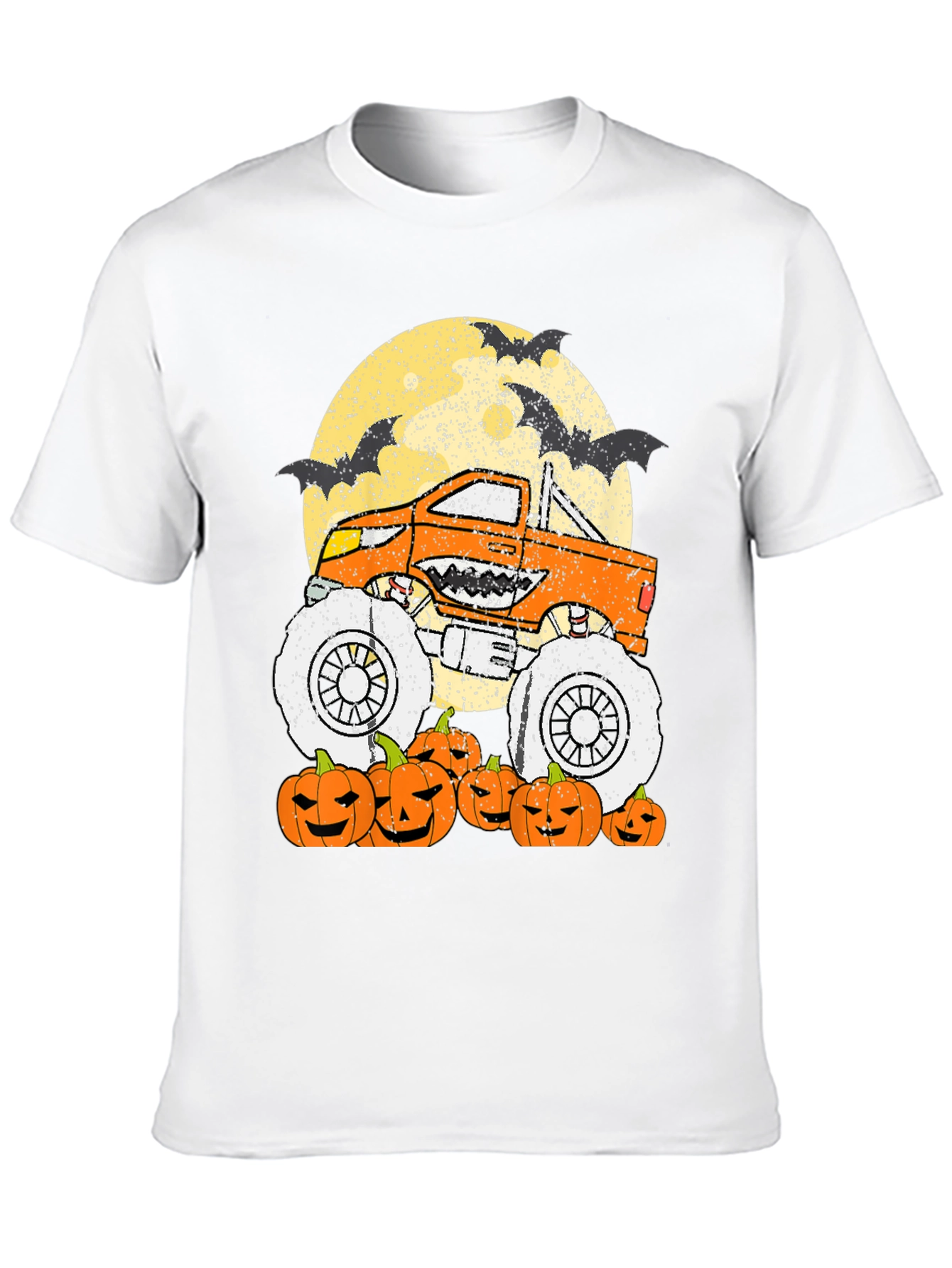 Halloween Monster Truck Pumpkin T-Shirt