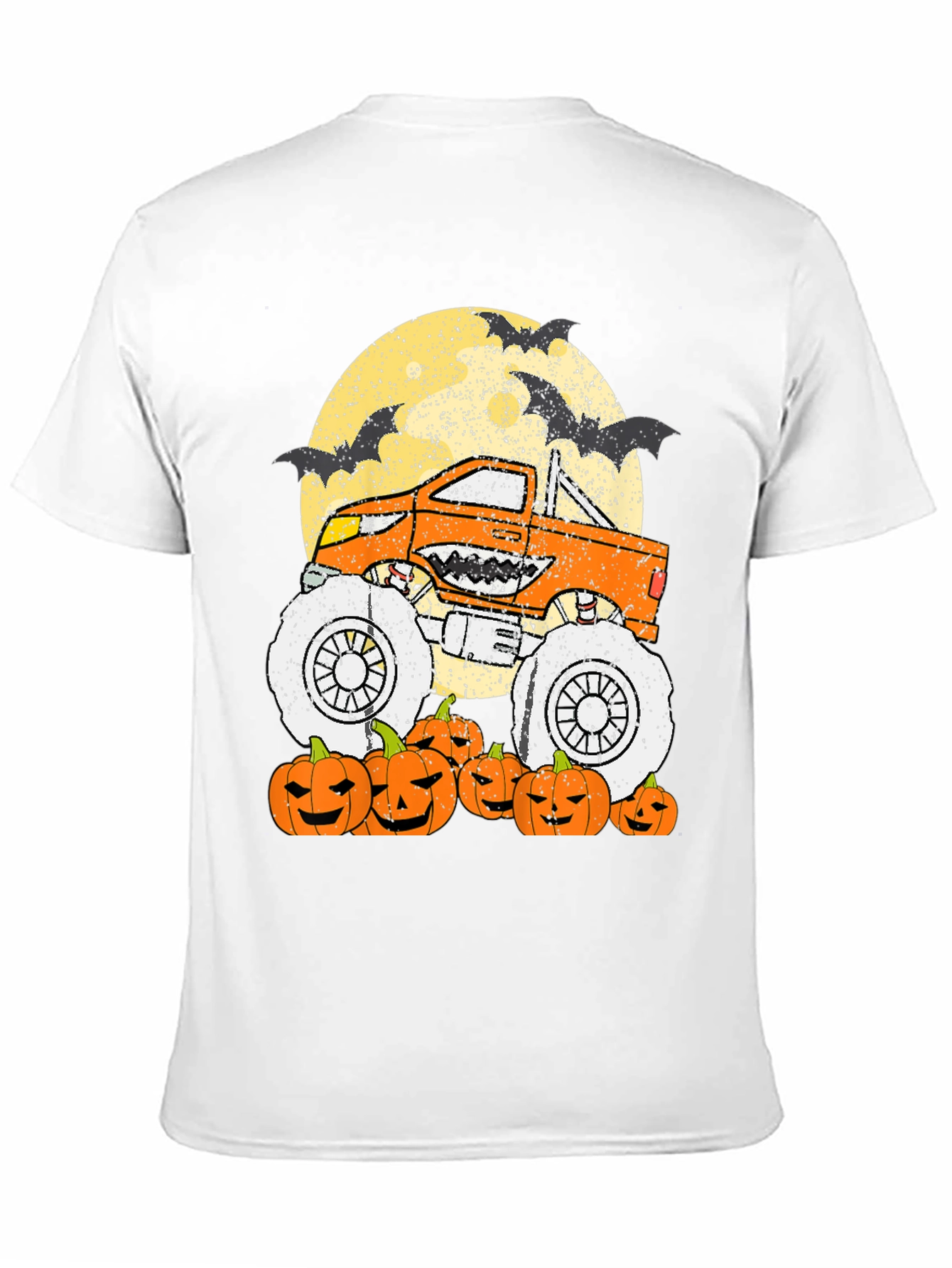 Halloween Monster Truck Pumpkin T-Shirt
