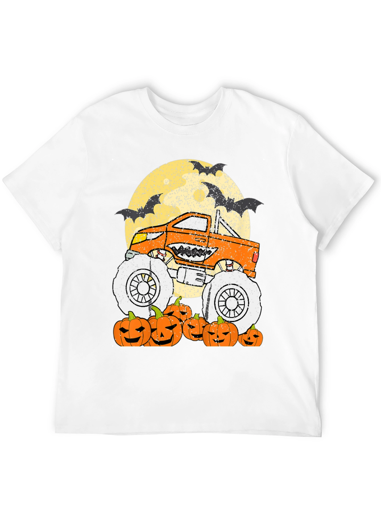 Halloween Monster Truck Pumpkin T-Shirt