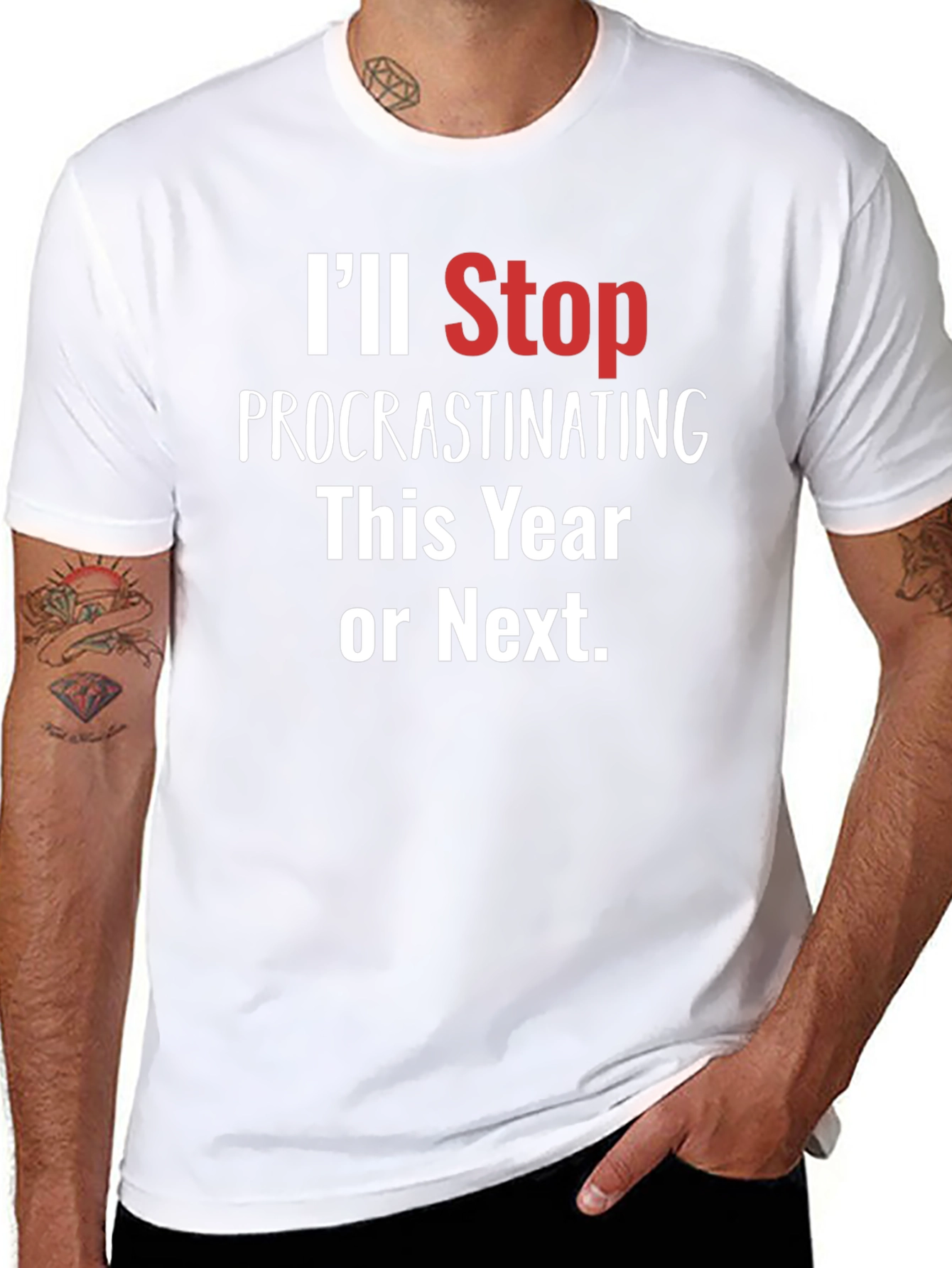 Procrastinating This Year or Next Funny T-Shirt