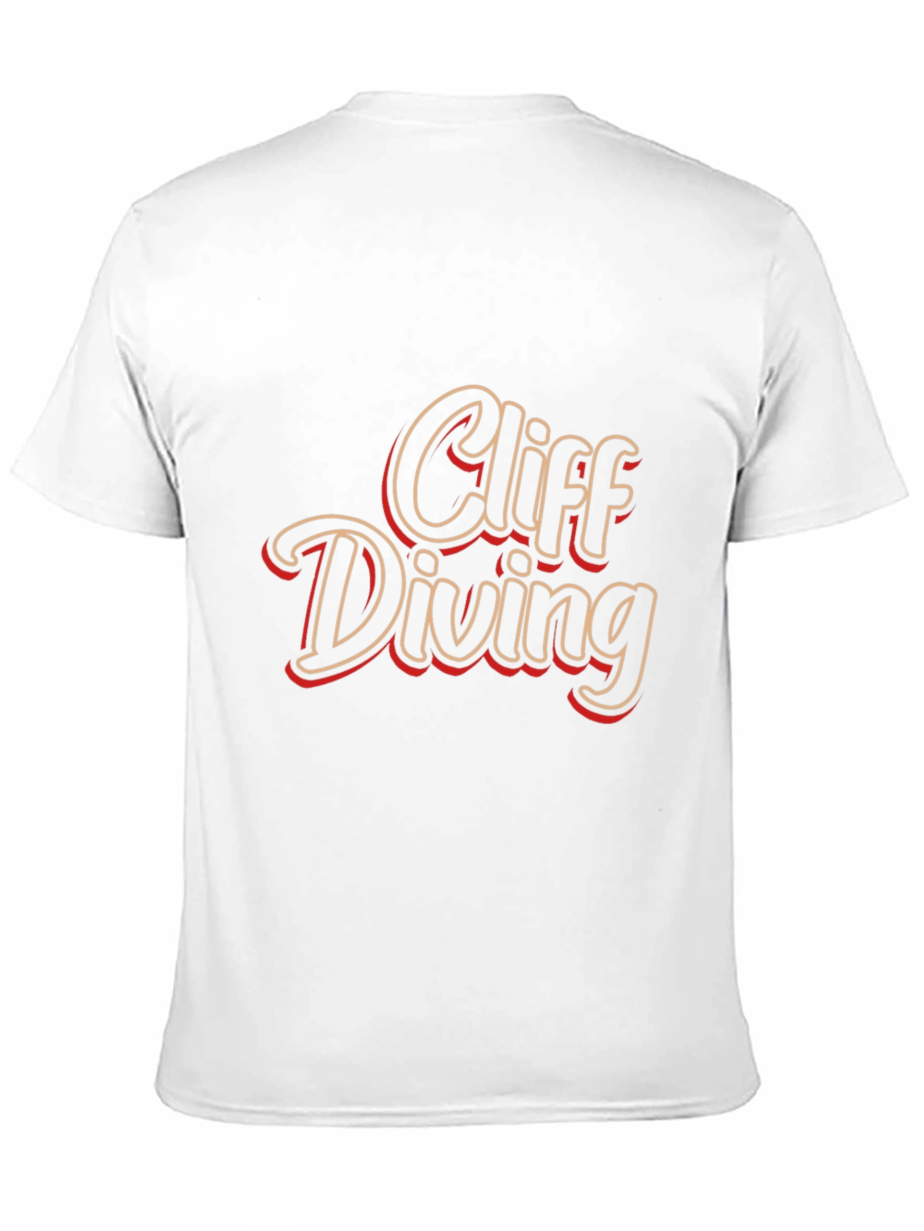 Cliff Diving T-Shirt - Retro Style