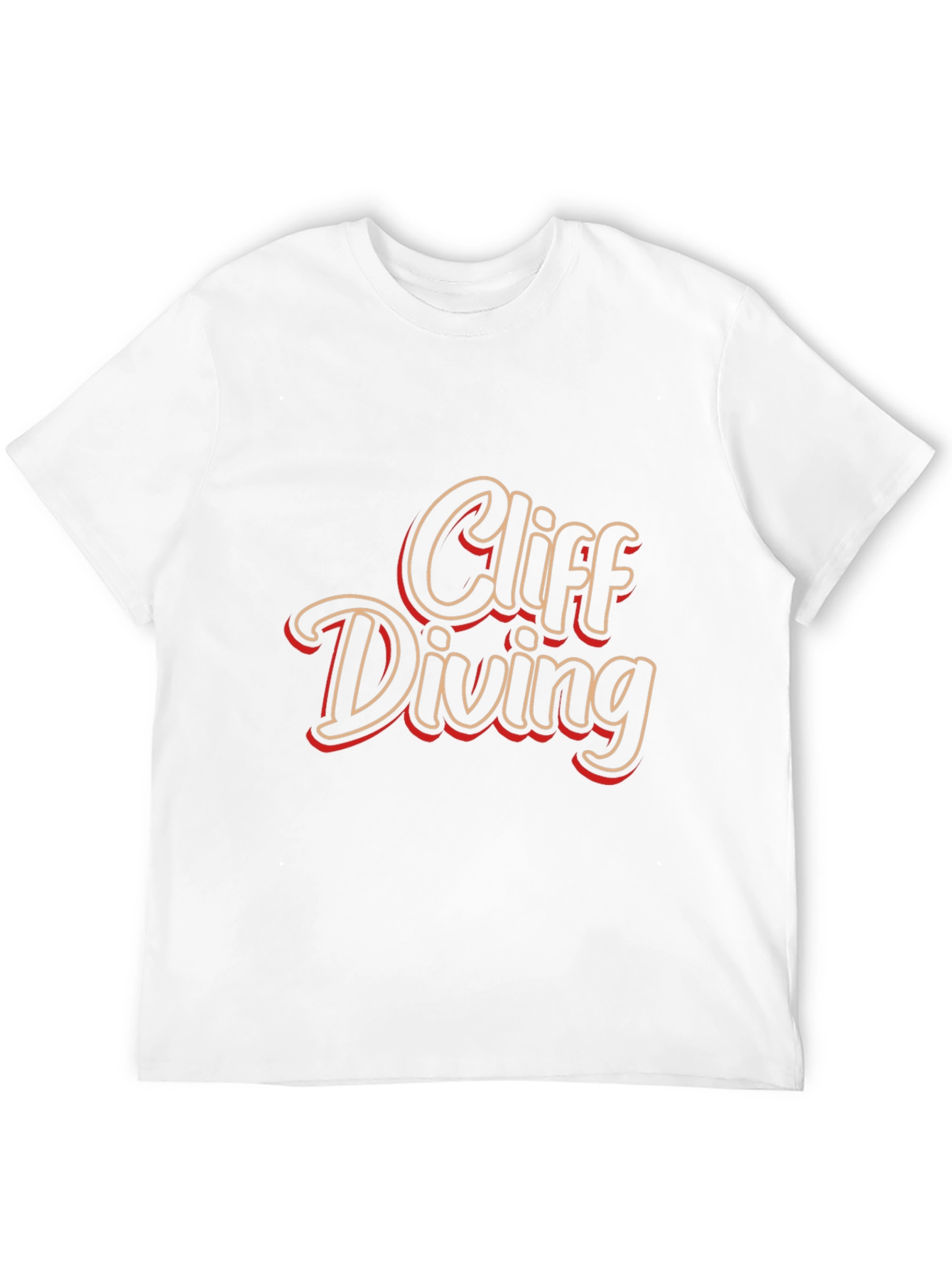 Cliff Diving T-Shirt - Retro Style