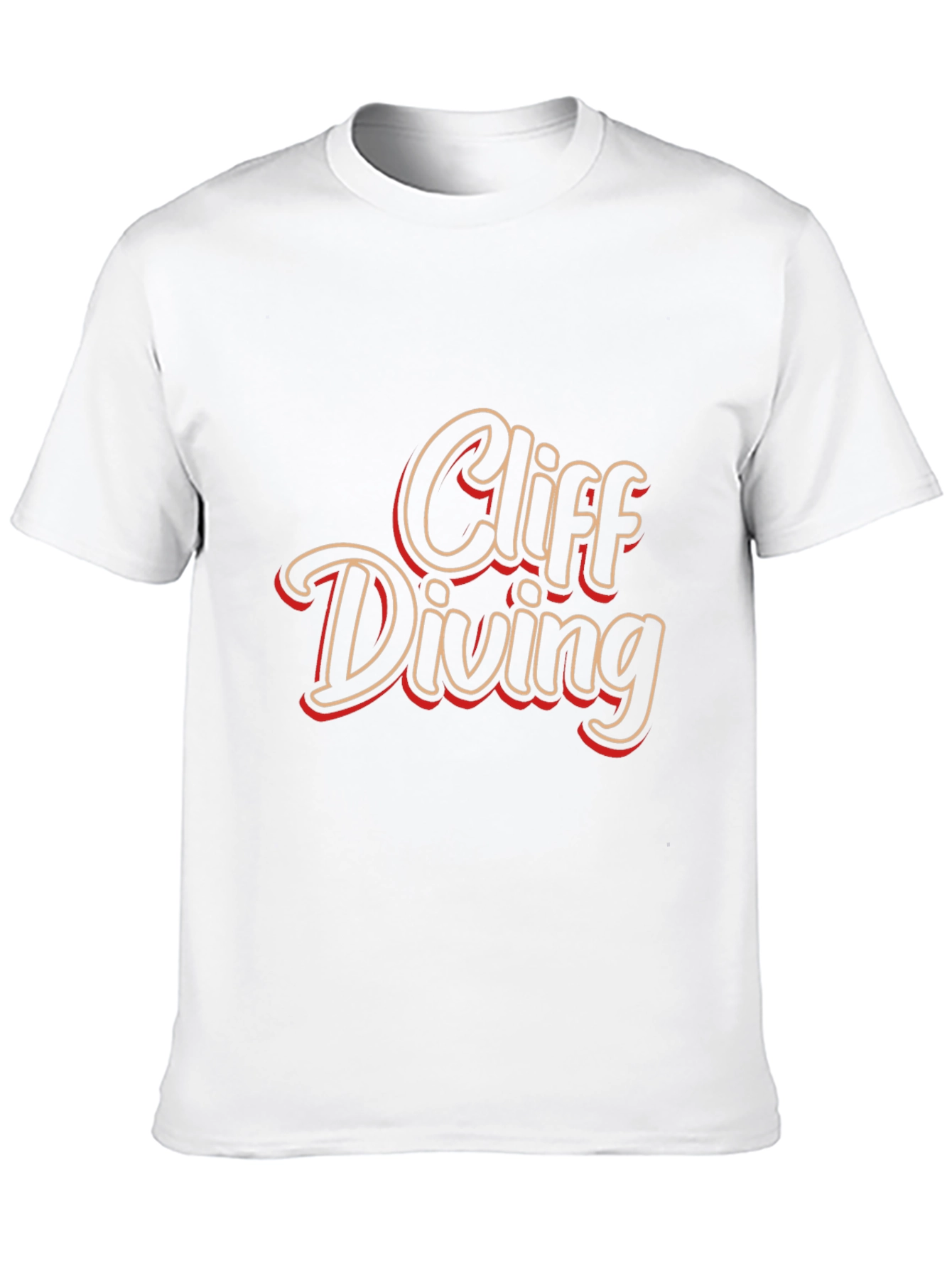 Cliff Diving T-Shirt - Retro Style