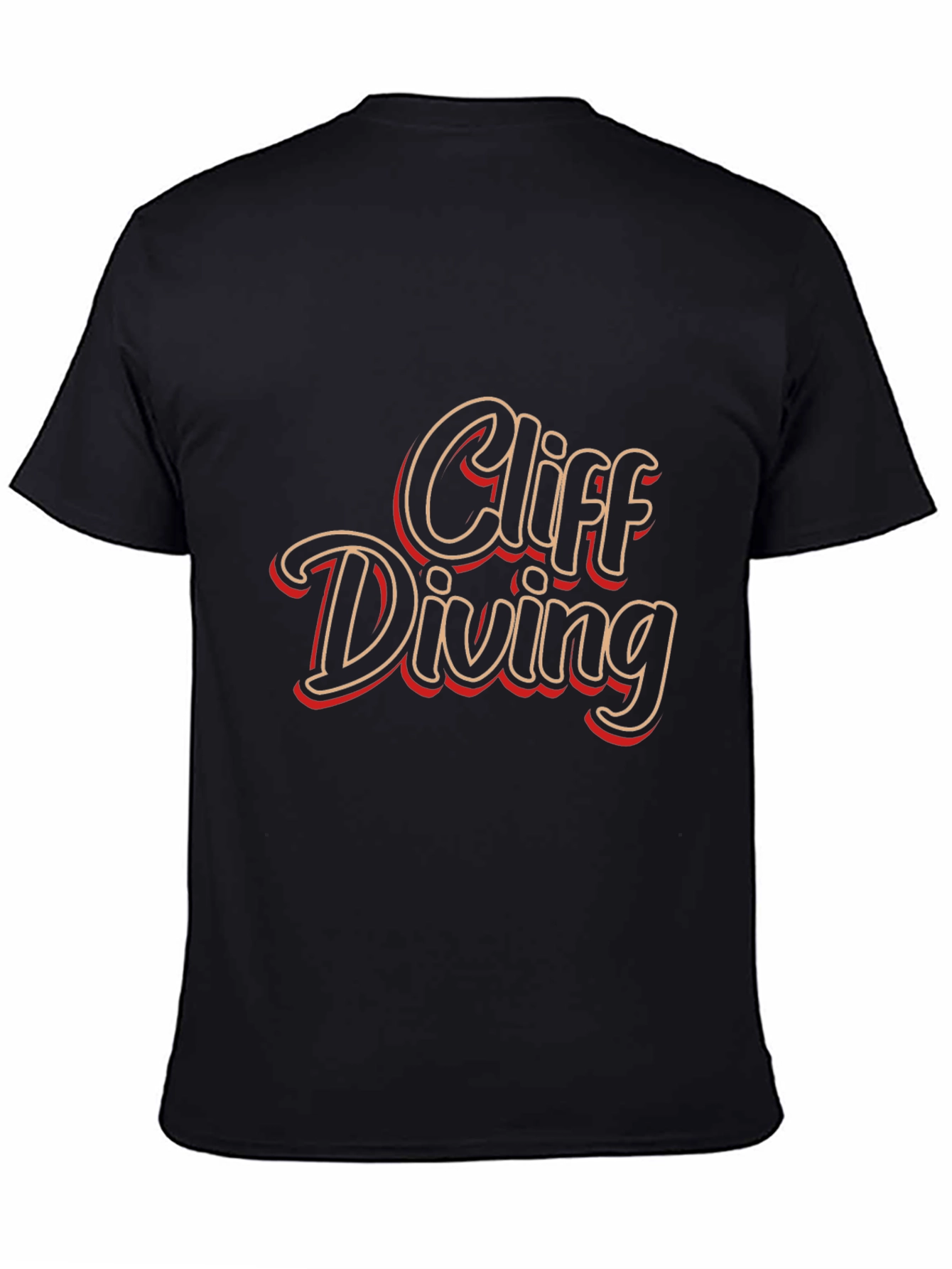 Cliff Diving T-Shirt - Retro Style
