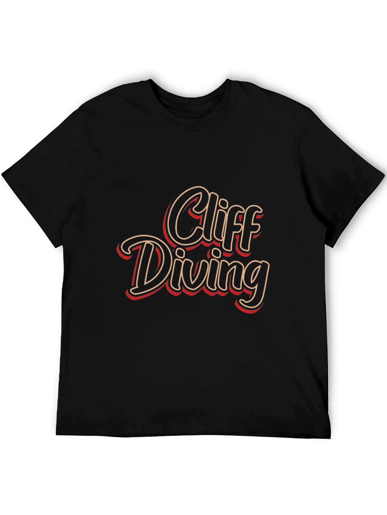 Cliff Diving T-Shirt - Retro Style