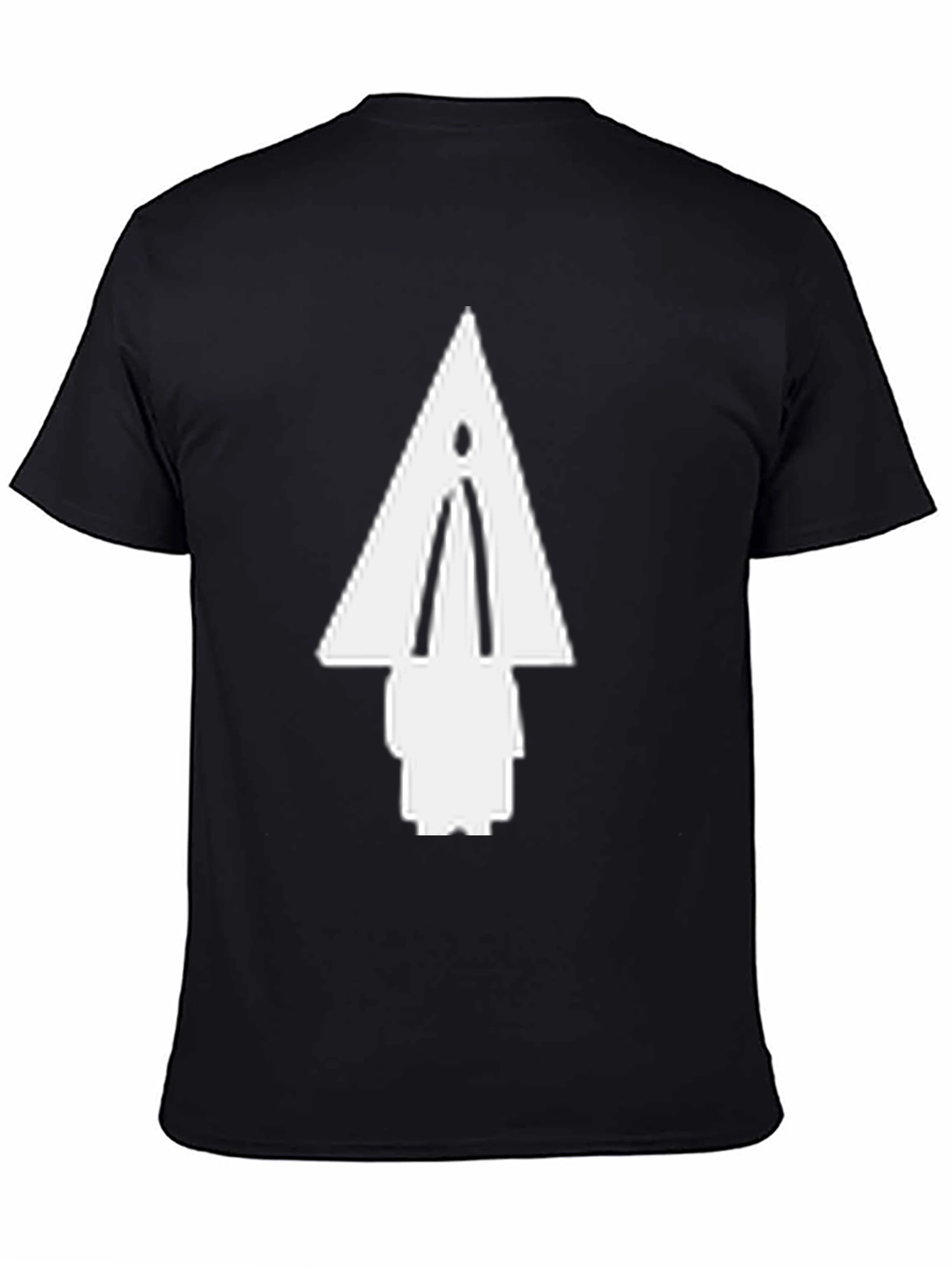 Modern Arrowhead Graphic Tee - Black Cotton Blend