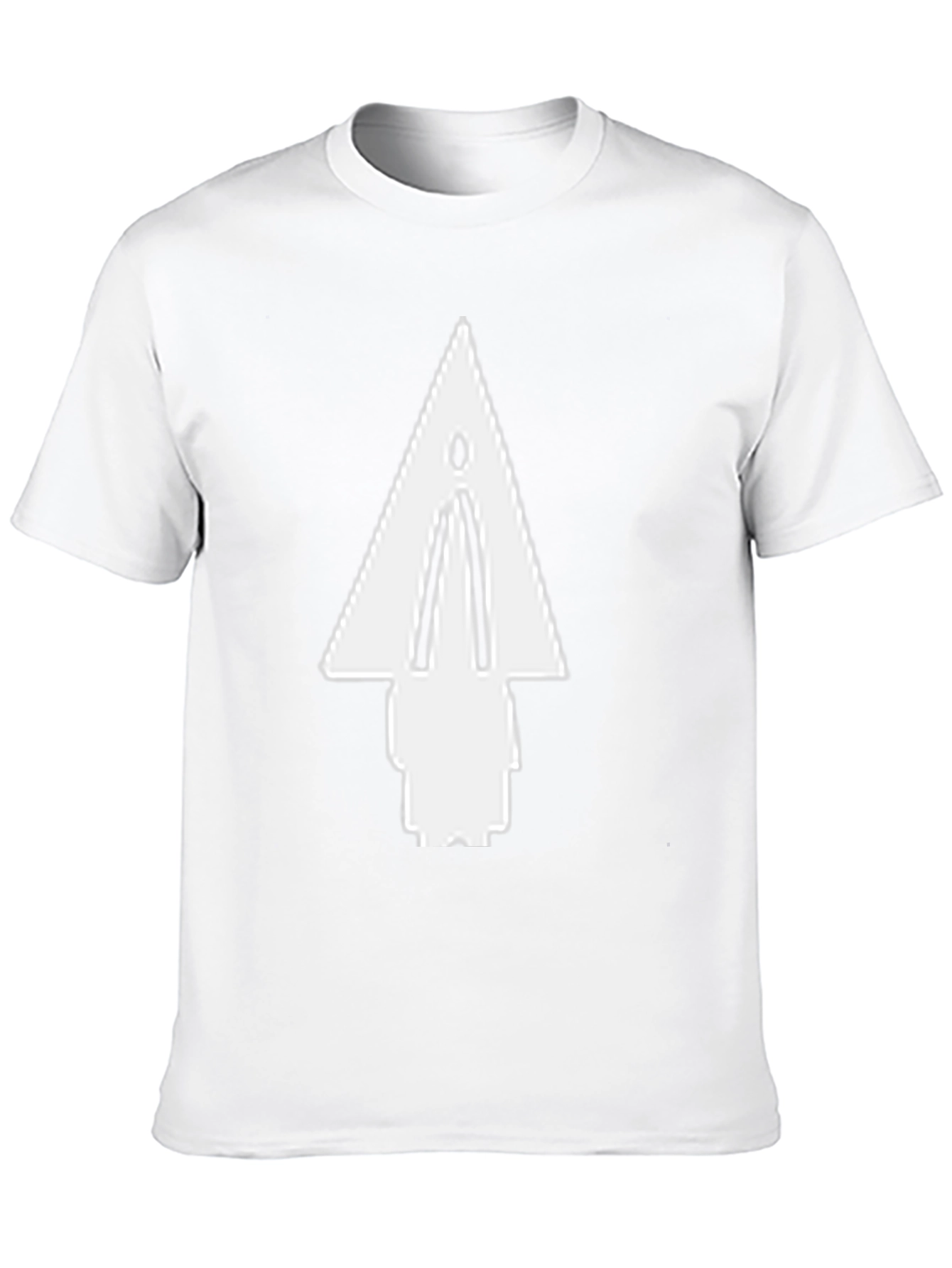Modern Arrowhead Graphic Tee - Black Cotton Blend