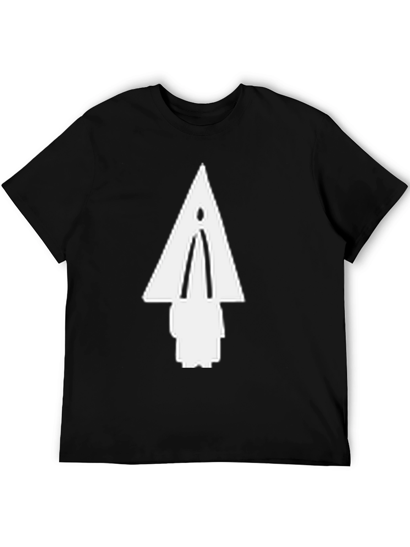 Modern Arrowhead Graphic Tee - Black Cotton Blend