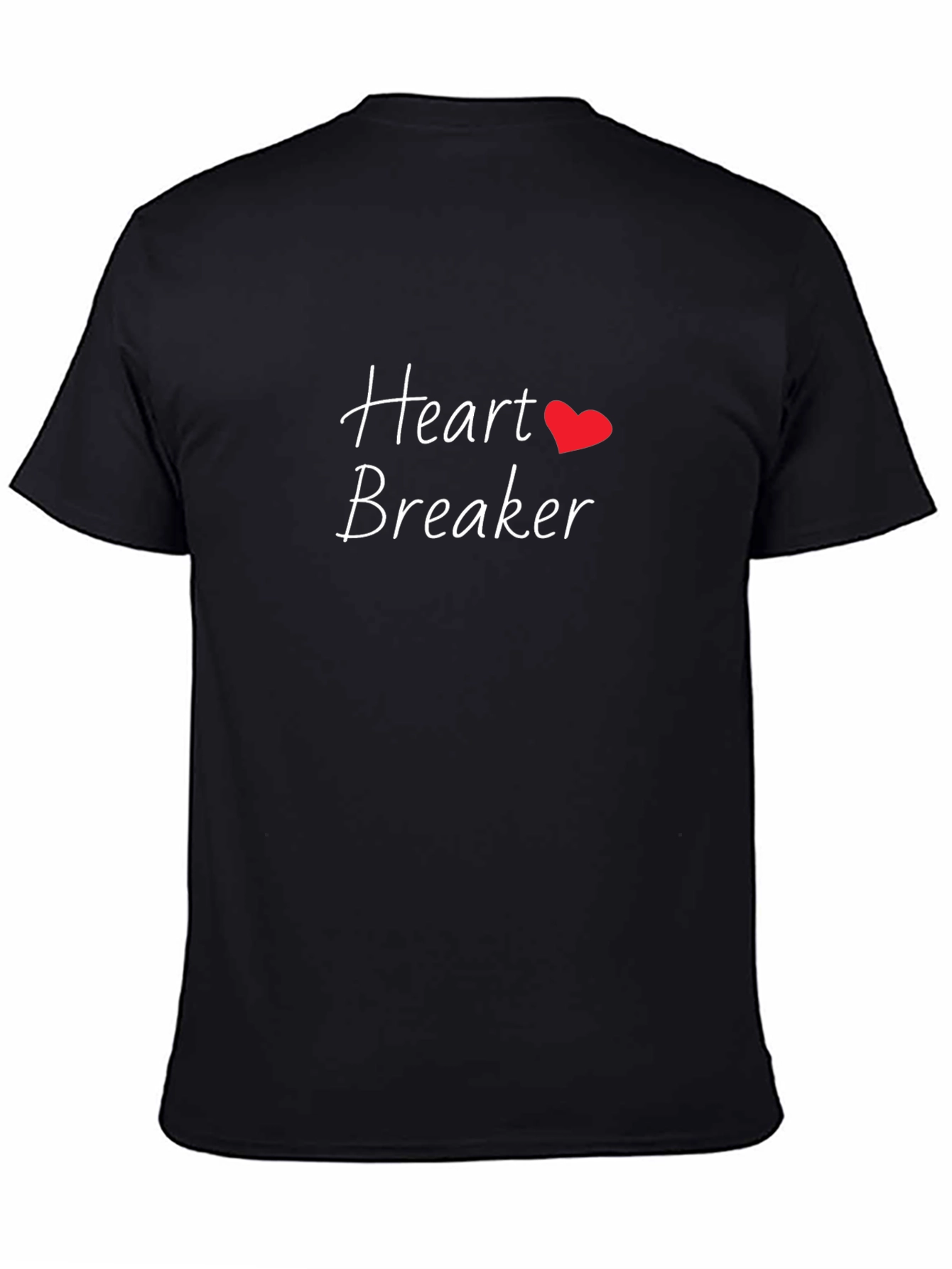Heart Breaker Black Graphic T-Shirt