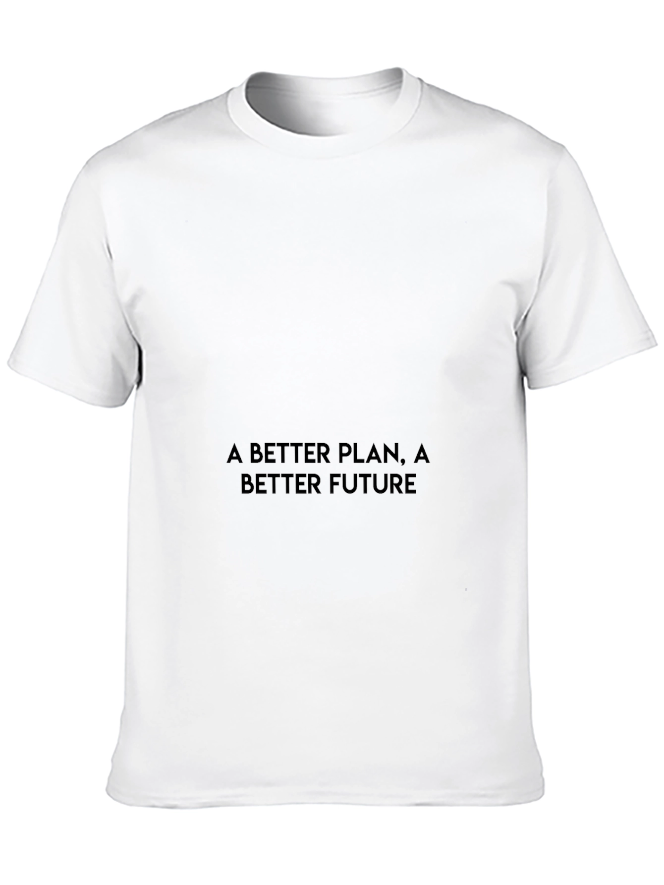 Inspirational Slogan Black Cotton T-Shirt