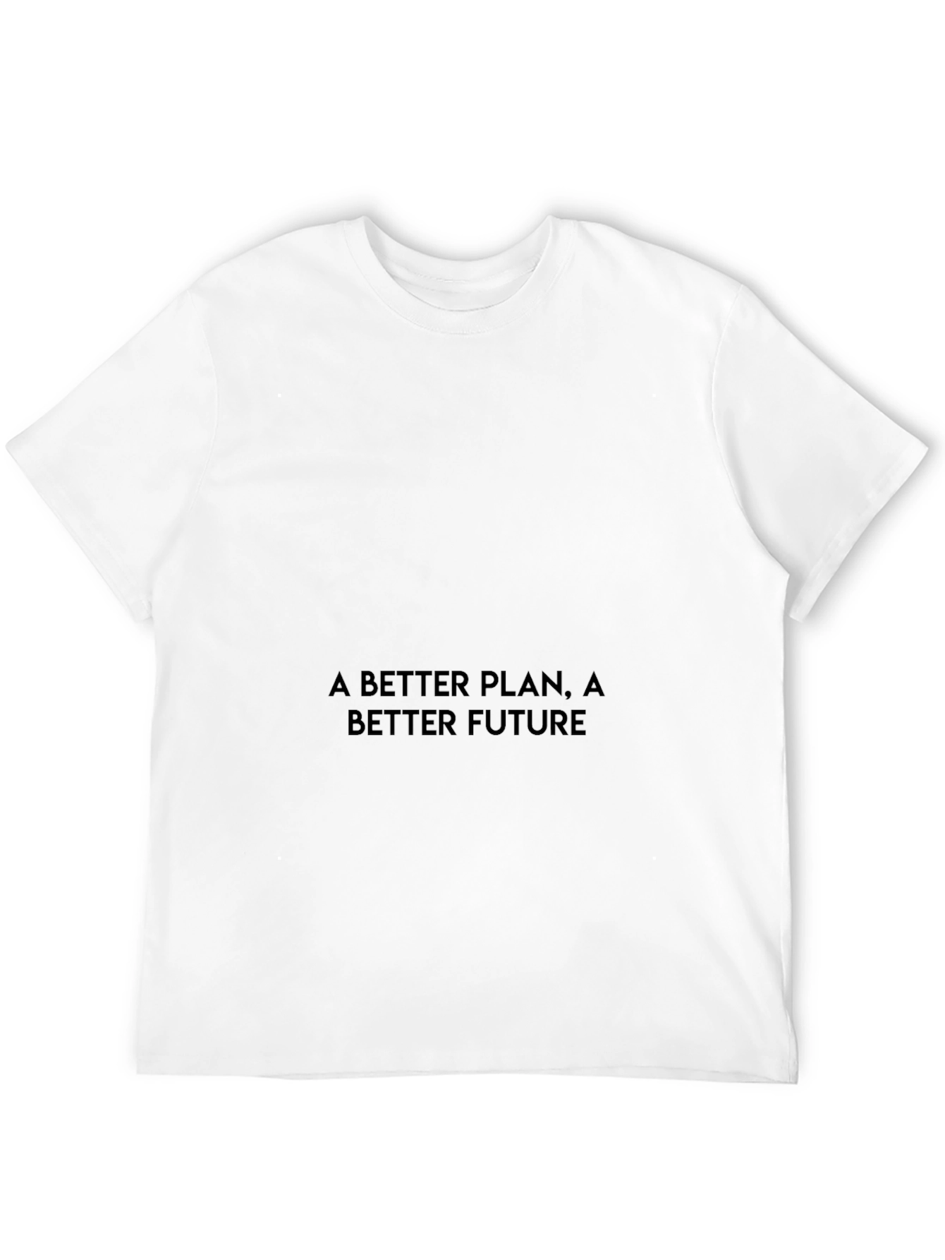 Inspirational Slogan Black Cotton T-Shirt