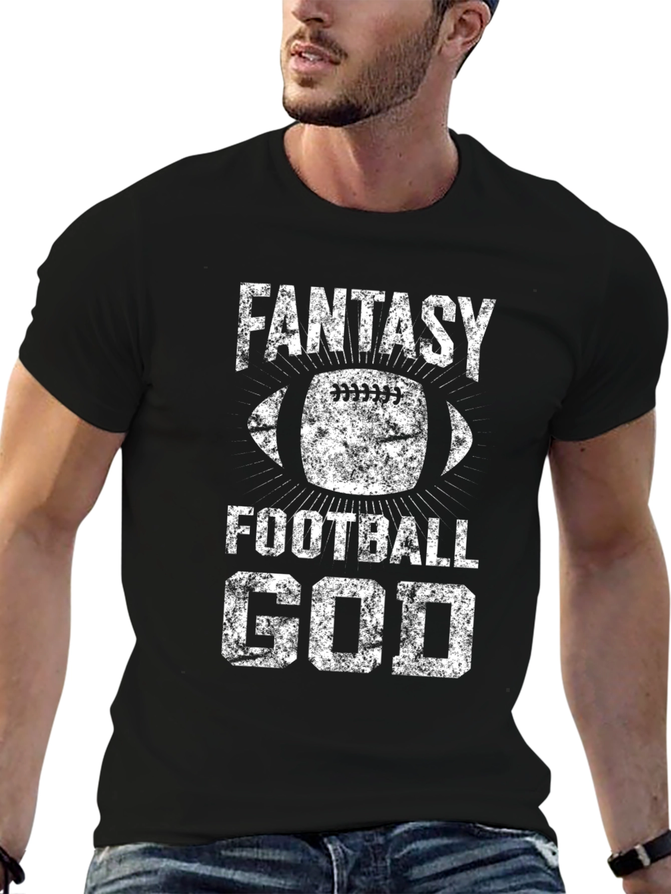Fantasy Football God Graphic Tee