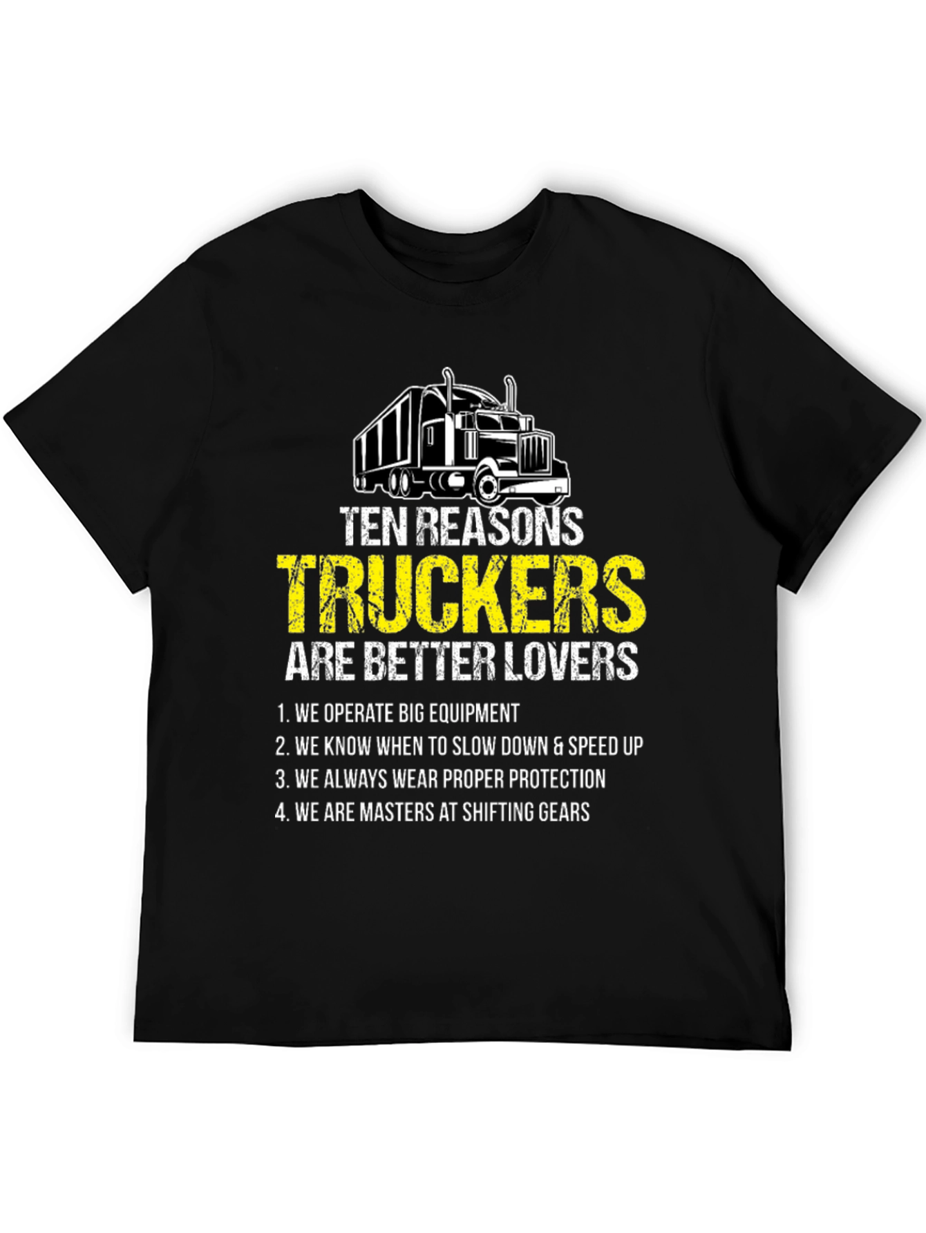 Trucker Lover Novelty T-Shirt