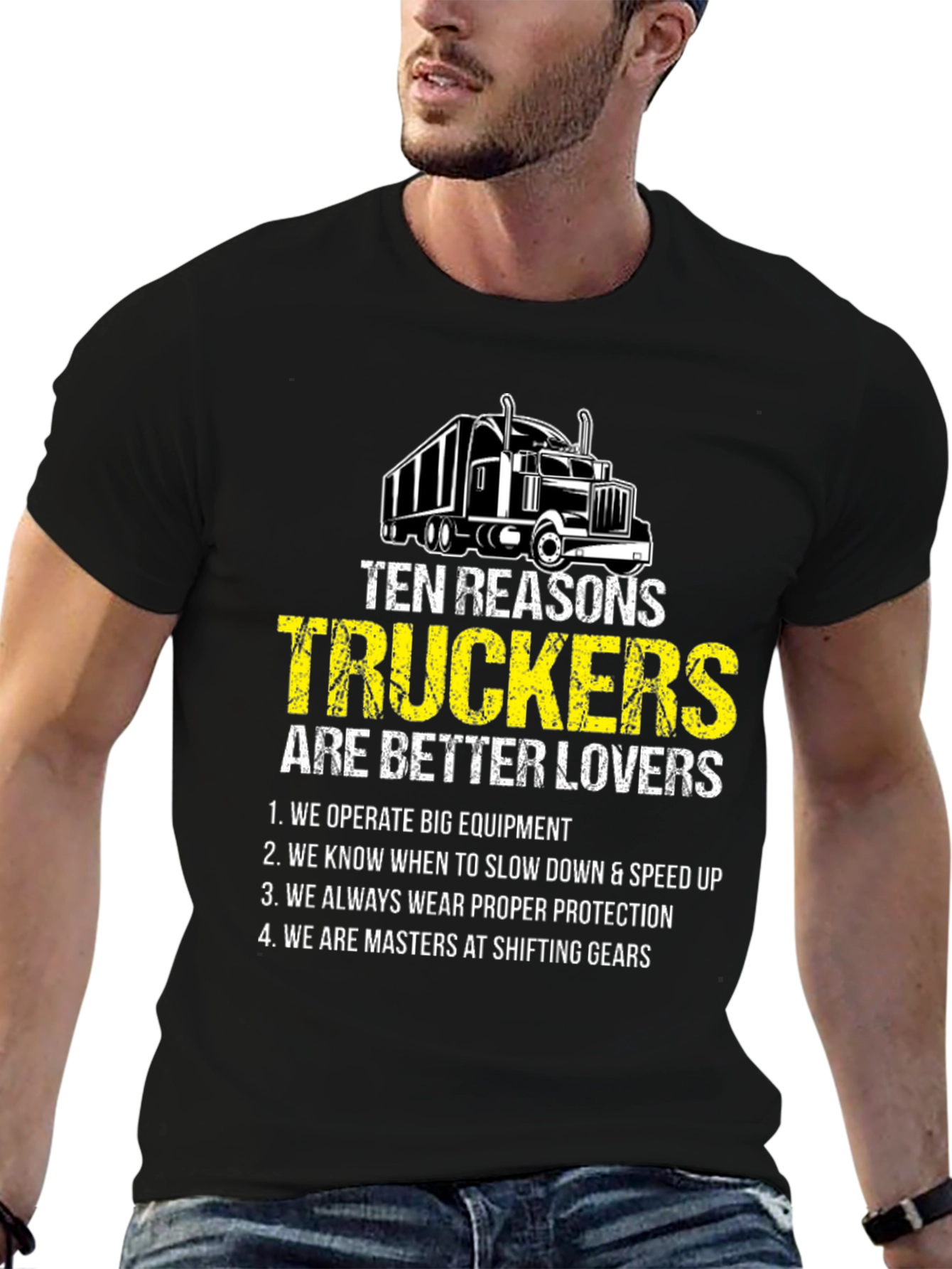 Trucker Lover Novelty T-Shirt
