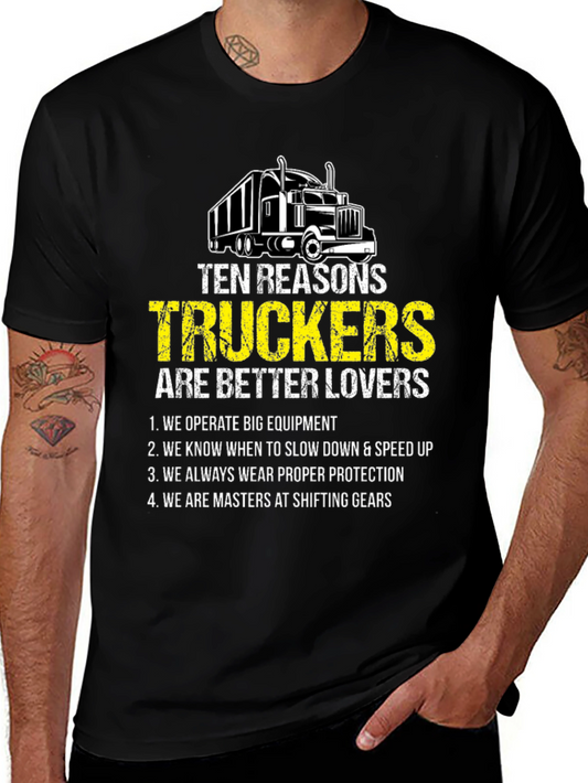 Trucker Lover Novelty T-Shirt