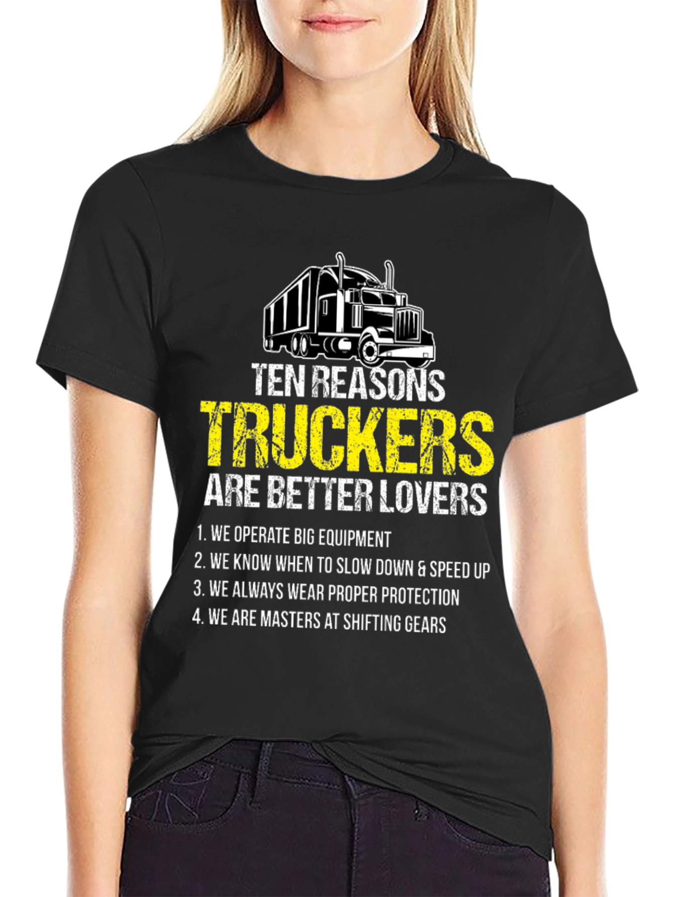 Trucker Lover Novelty T-Shirt