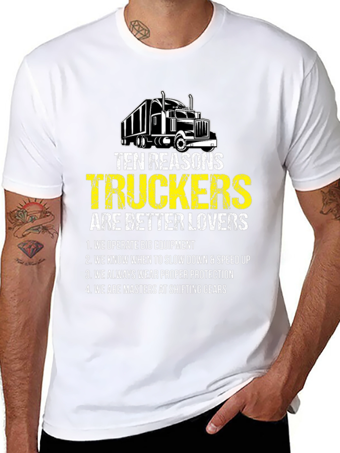 Trucker Lover Novelty T-Shirt
