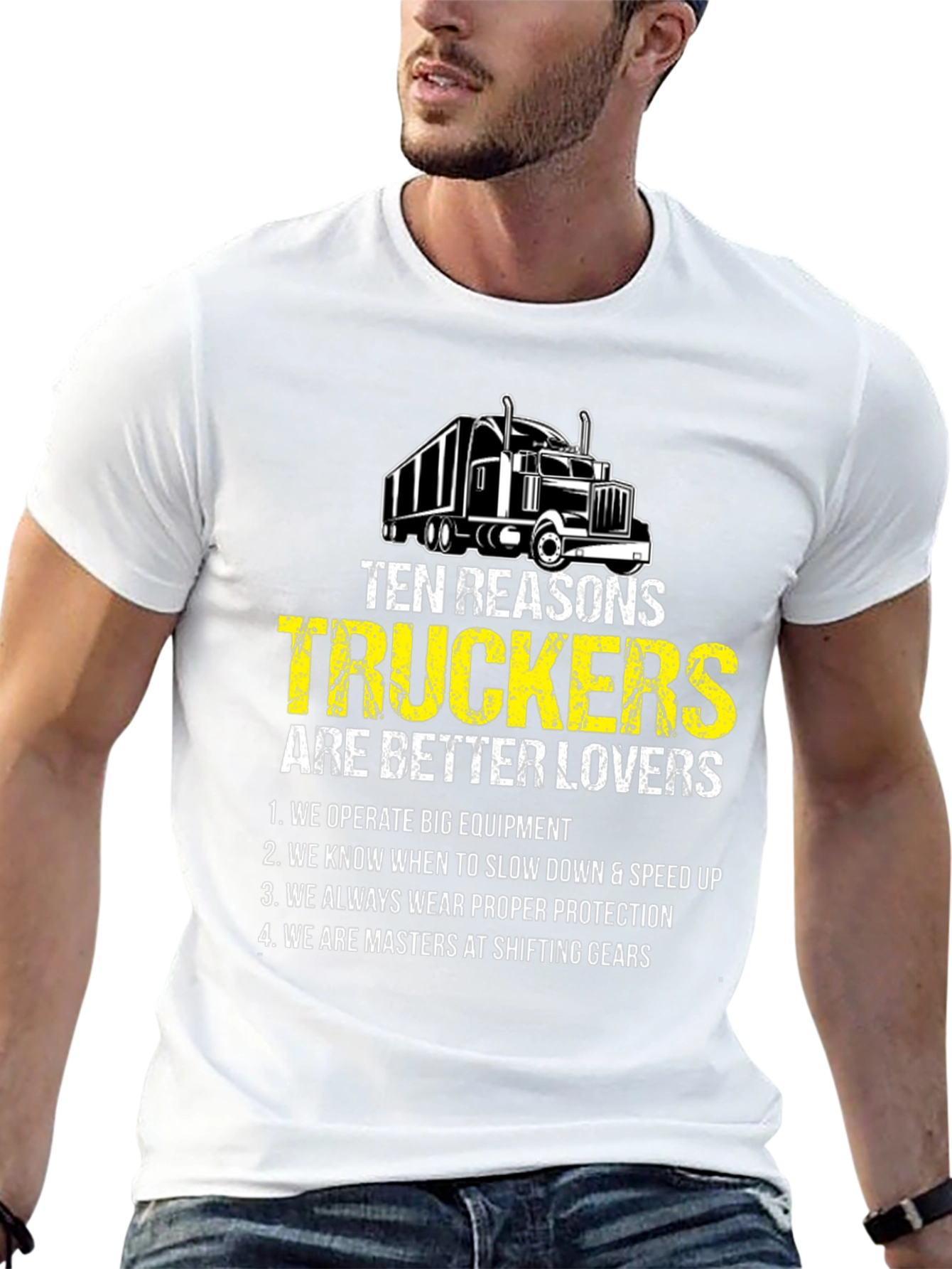 Trucker Lover Novelty T-Shirt