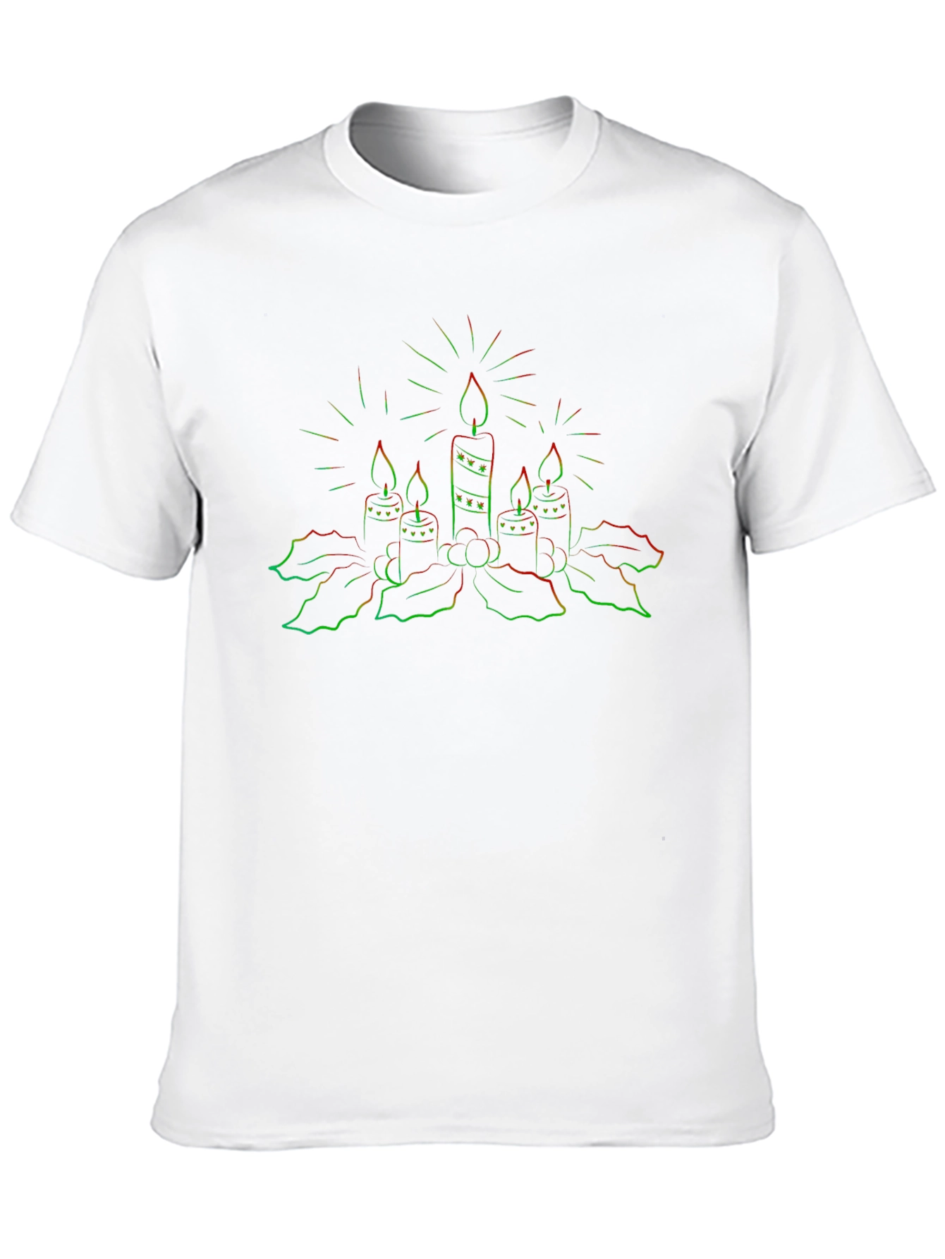 Neon Candle Graphic T-Shirt