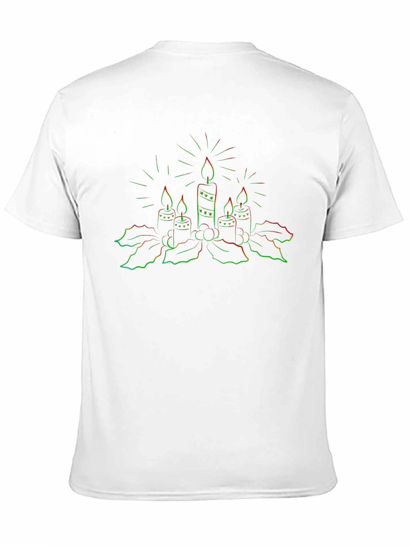 Neon Candle Graphic T-Shirt