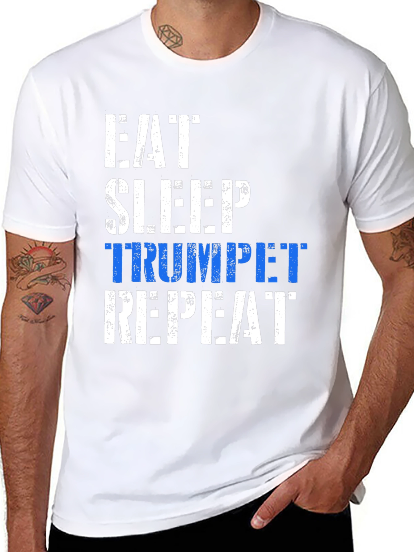 Eat Sleep Trumpet Repeat T-Shirt