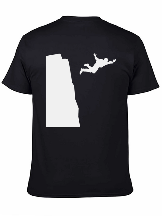 Cliff Jumper Graphic T-Shirt - Black