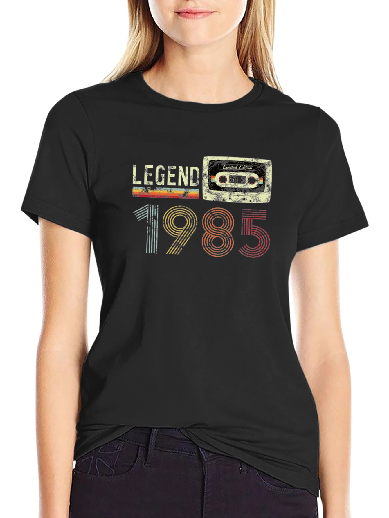 Legend 1985 Cassette Tape Graphic T-Shirt