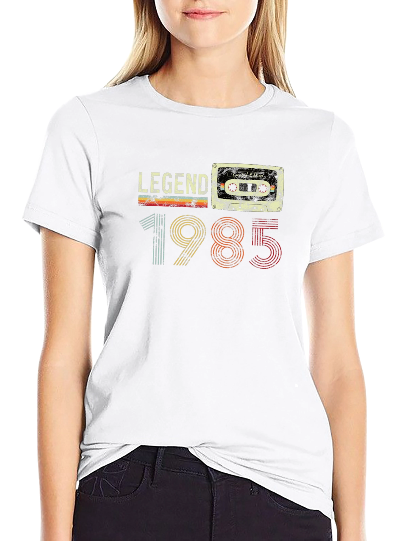 Legend 1985 Cassette Tape Graphic T-Shirt