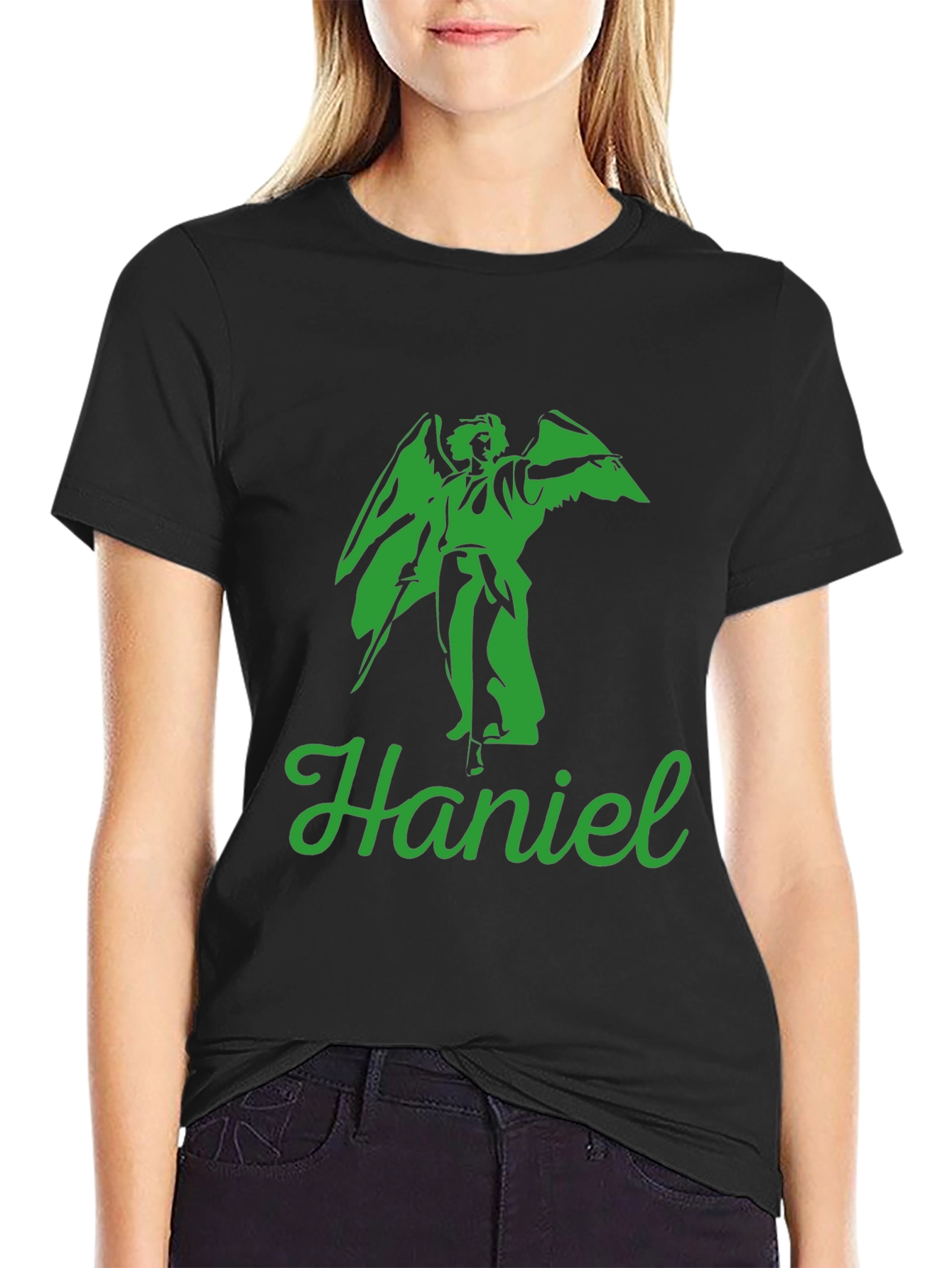 Haniel Angel Graphic Tee - Unique Design Soft Cotton