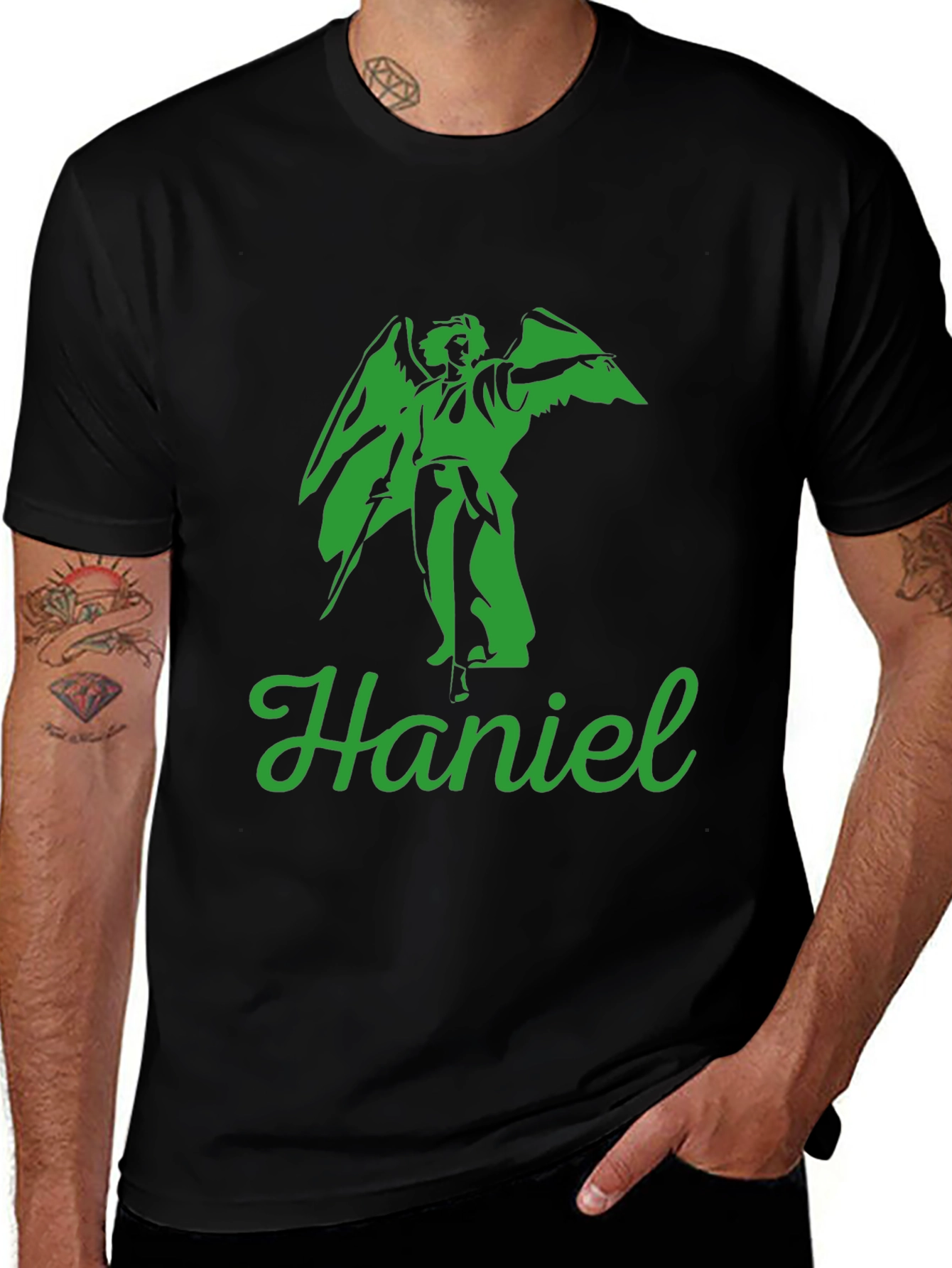 Haniel Angel Graphic Tee - Unique Design Soft Cotton