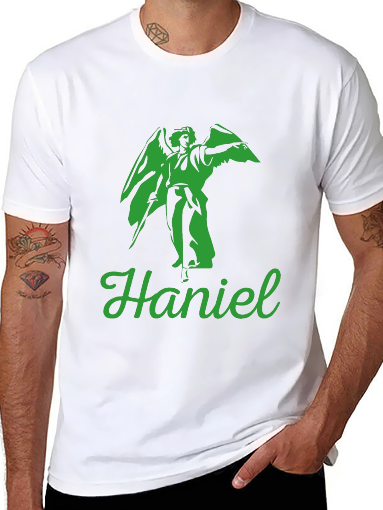 Haniel Angel Graphic Tee - Unique Design Soft Cotton