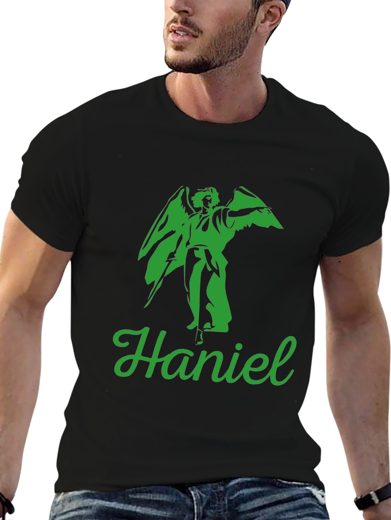 Haniel Angel Graphic Tee - Unique Design Soft Cotton