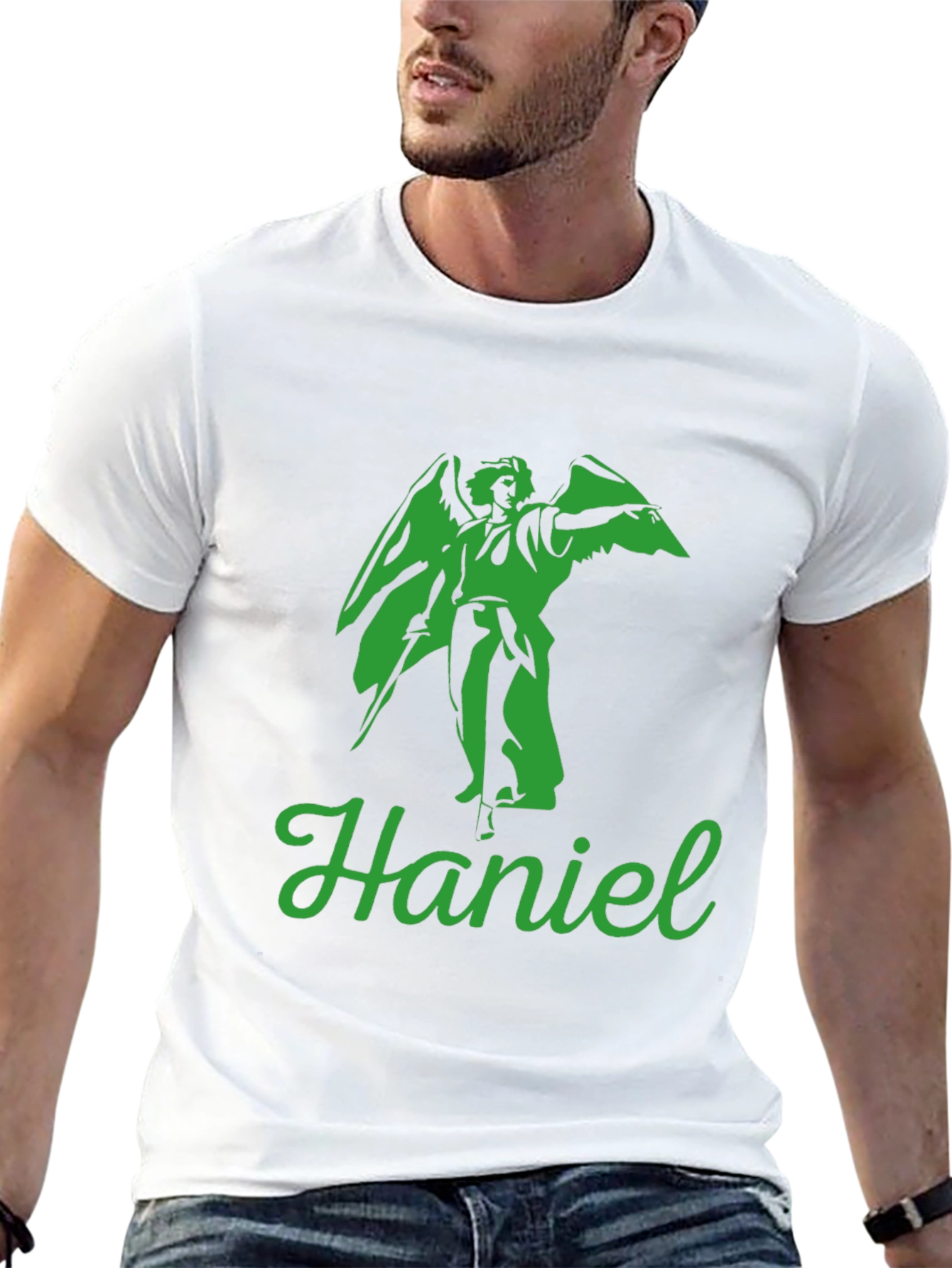 Haniel Angel Graphic Tee - Unique Design Soft Cotton