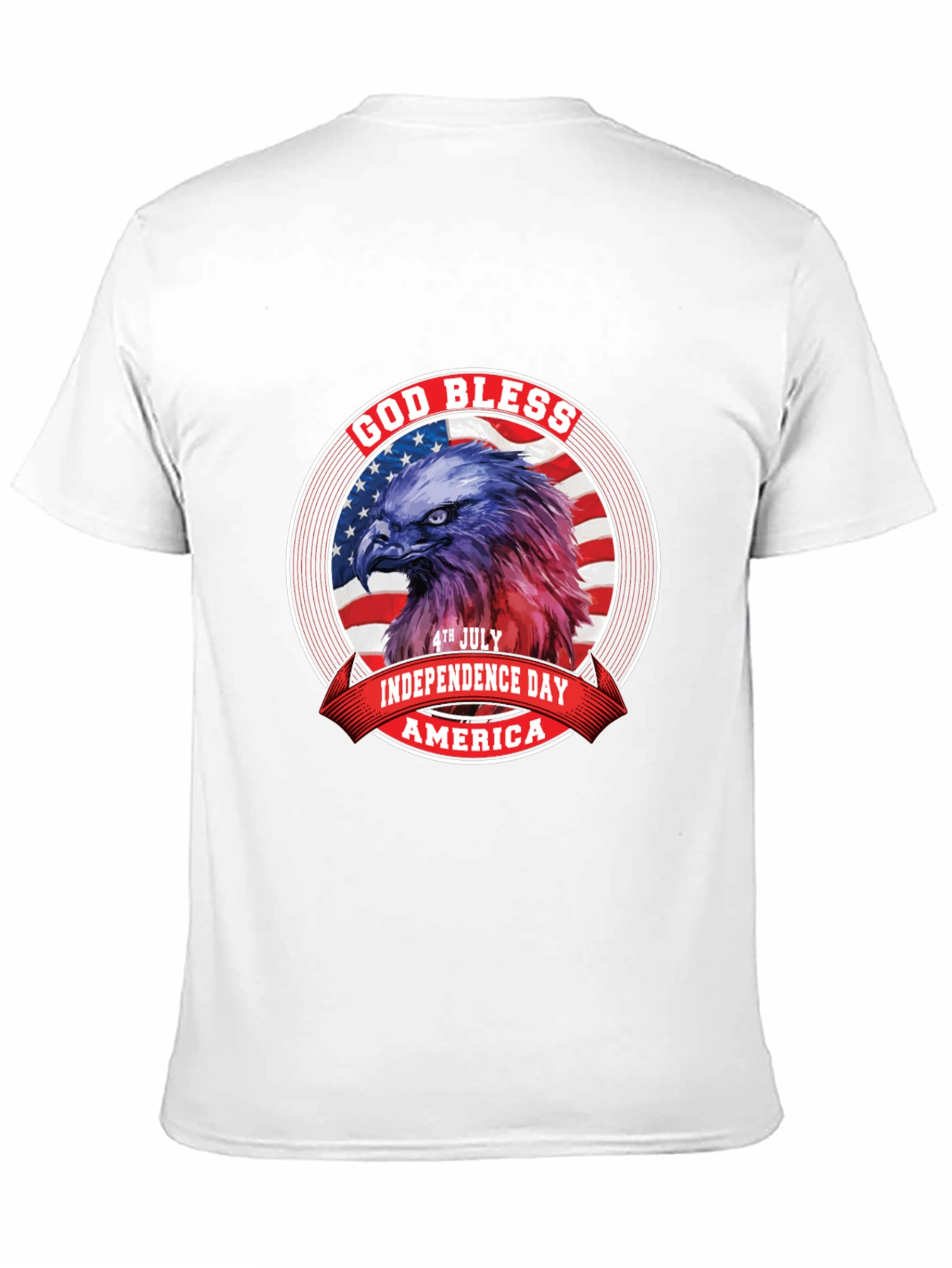 Patriotic Eagle 4th July T-Shirt