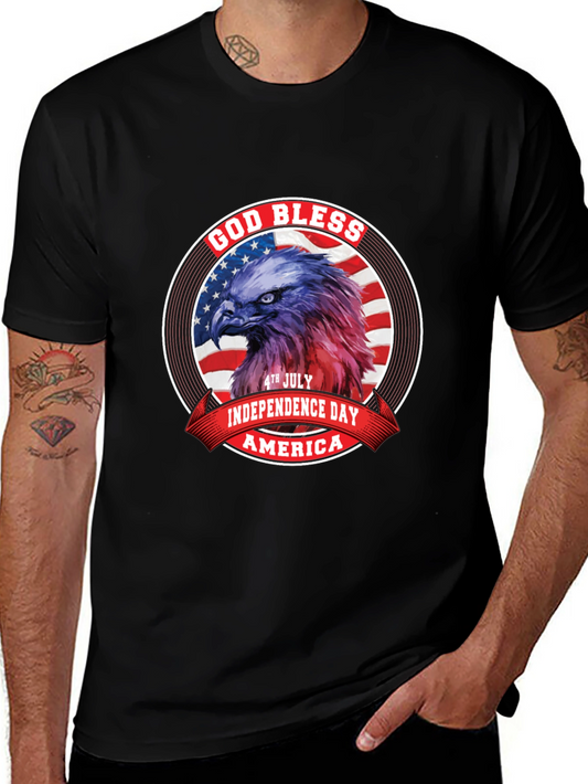 Patriotic Eagle 4th July T-Shirt