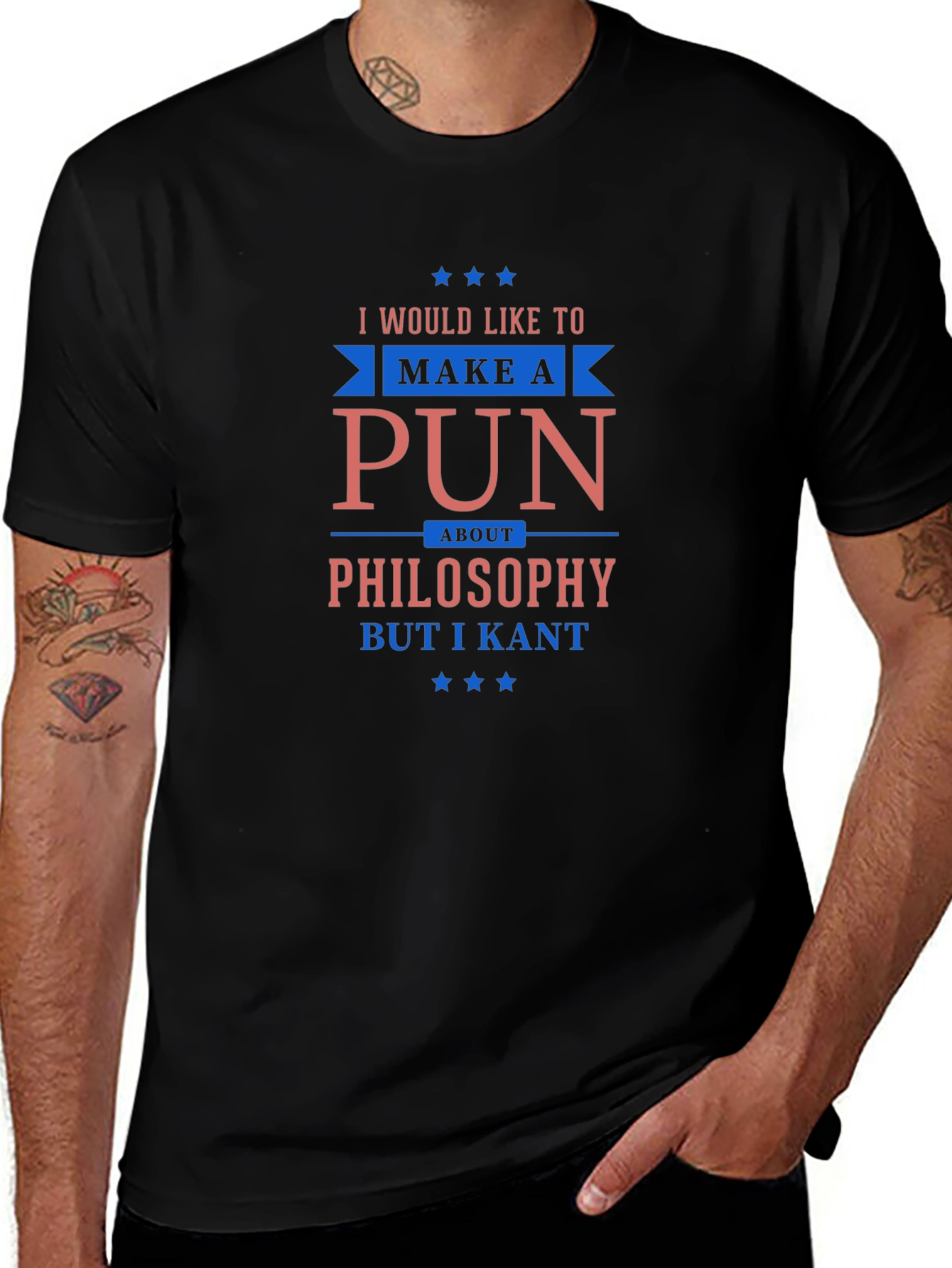 Funny Philosophy Pun T-Shirt - I Kant