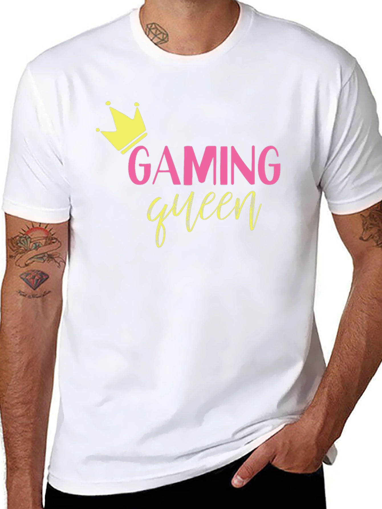 Gaming Queen Black T-Shirt