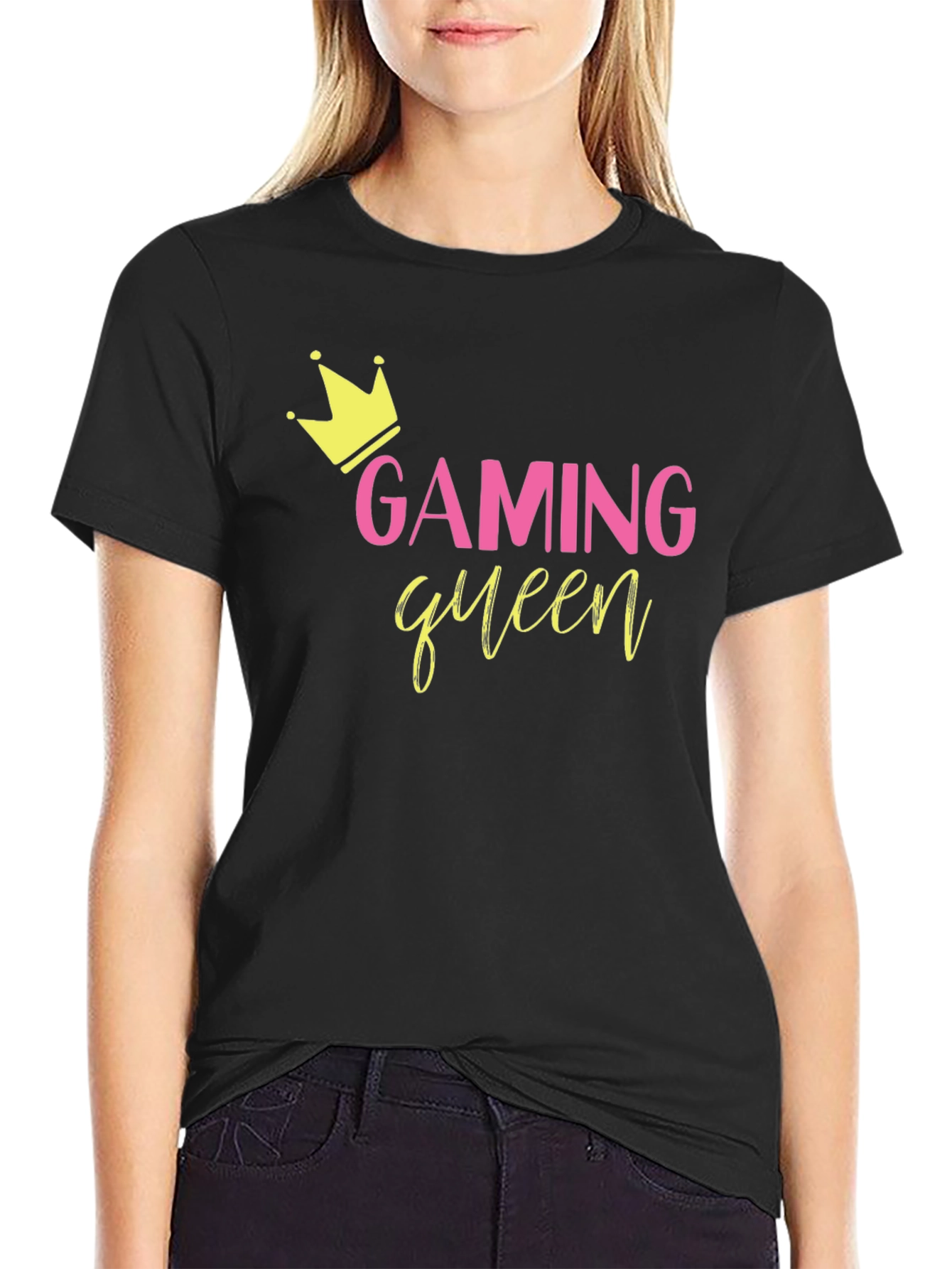Gaming Queen Black T-Shirt