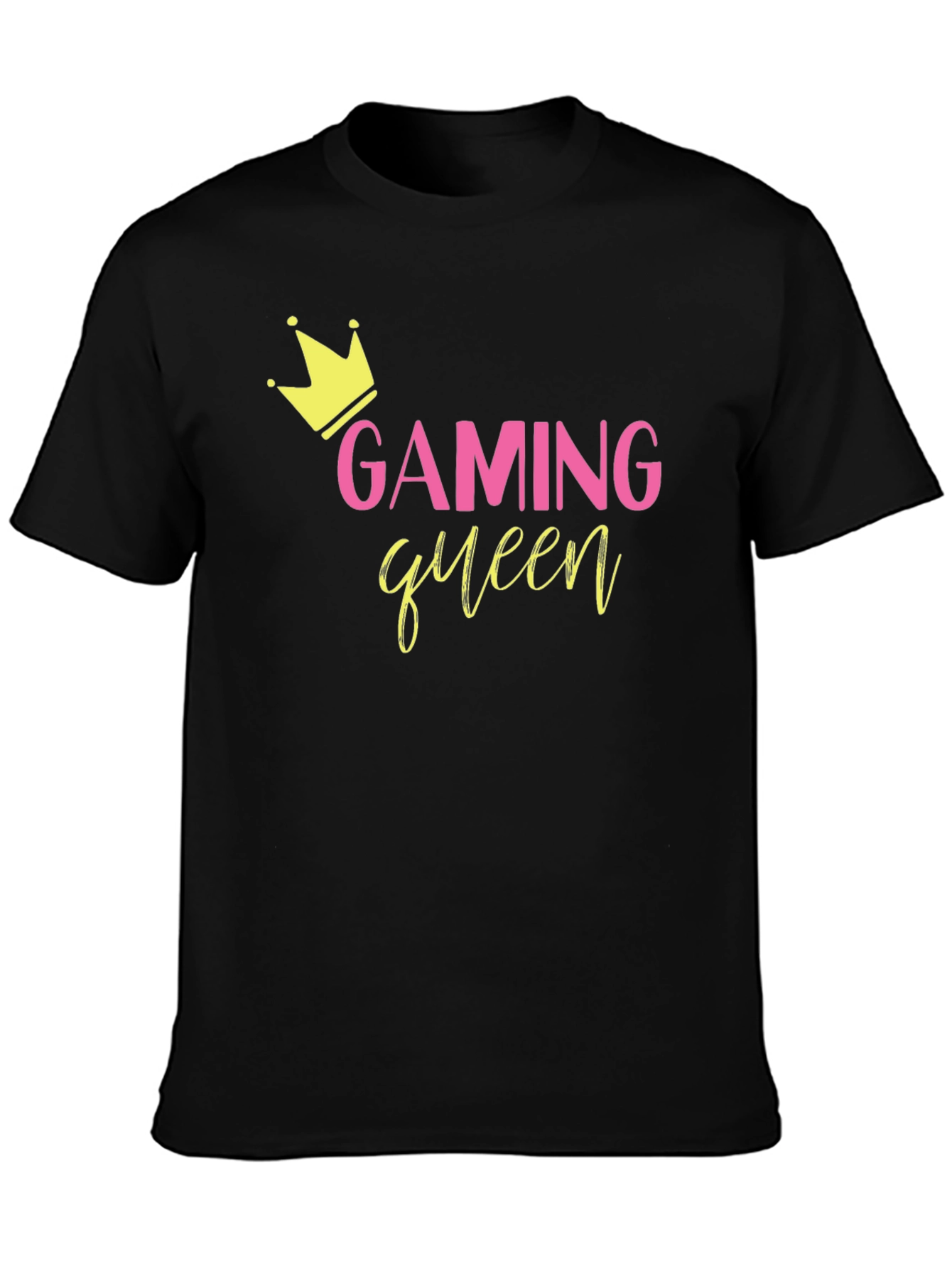 Gaming Queen Black T-Shirt